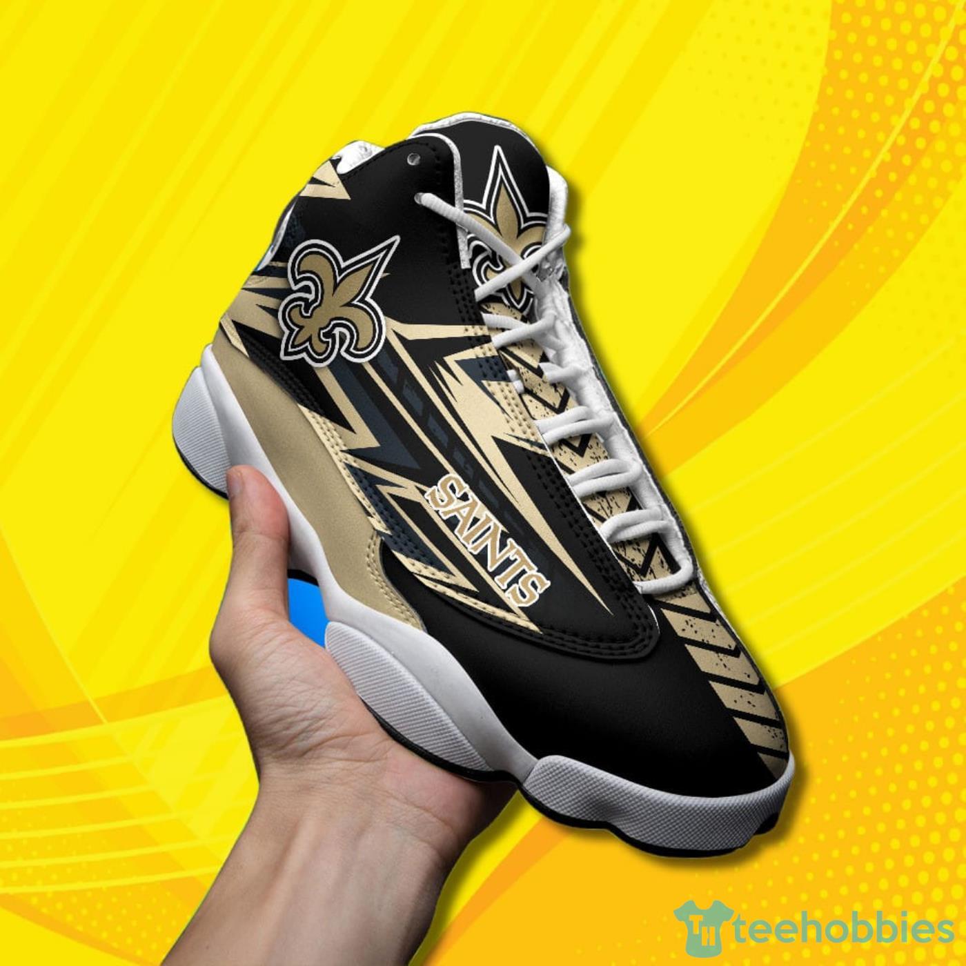 New Orleans Saints NFL Air Jordan 13 Sneakers Product Photo 1