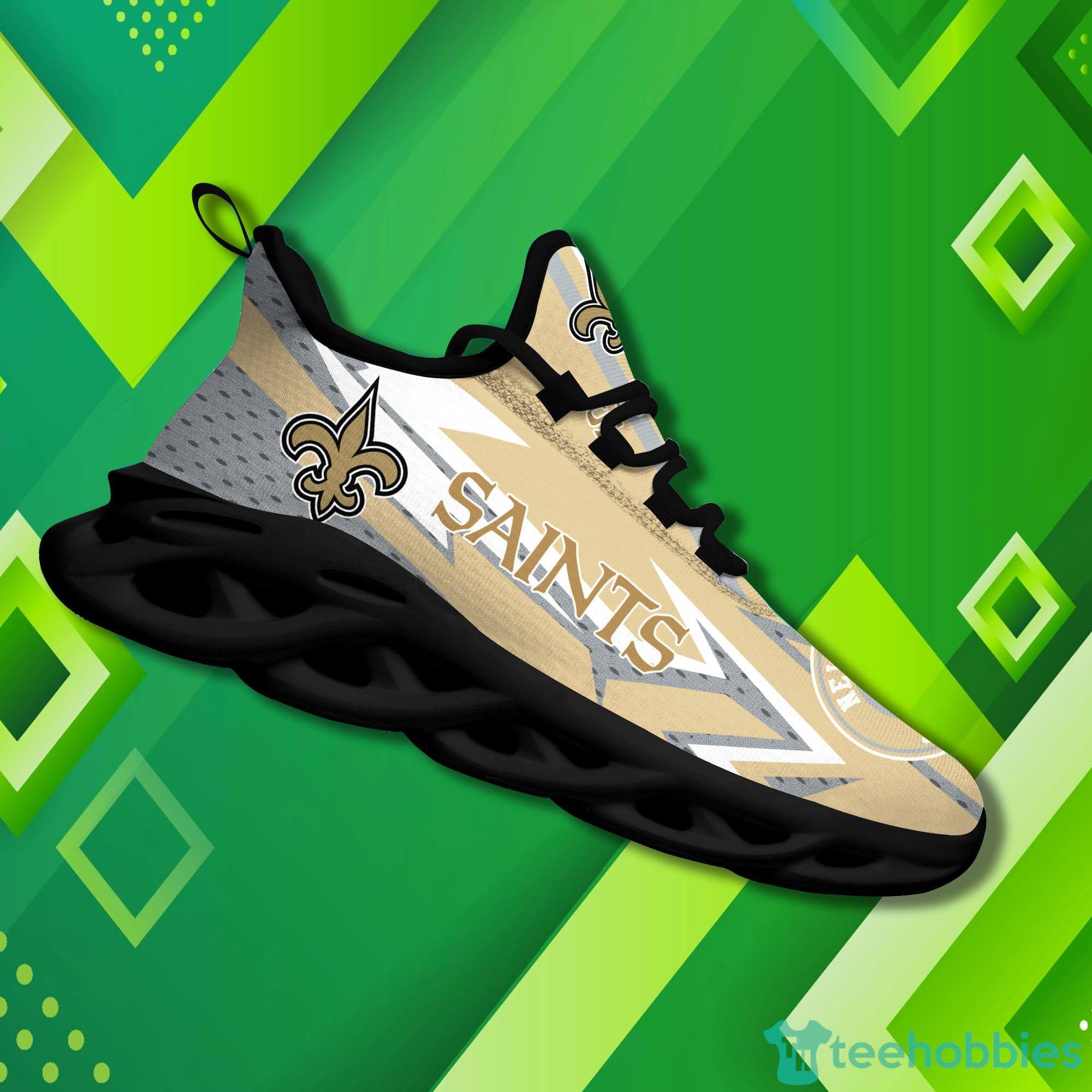 New Orleans Saints NFL Max Sou Sneakers Running Shoes - Freedomdesign