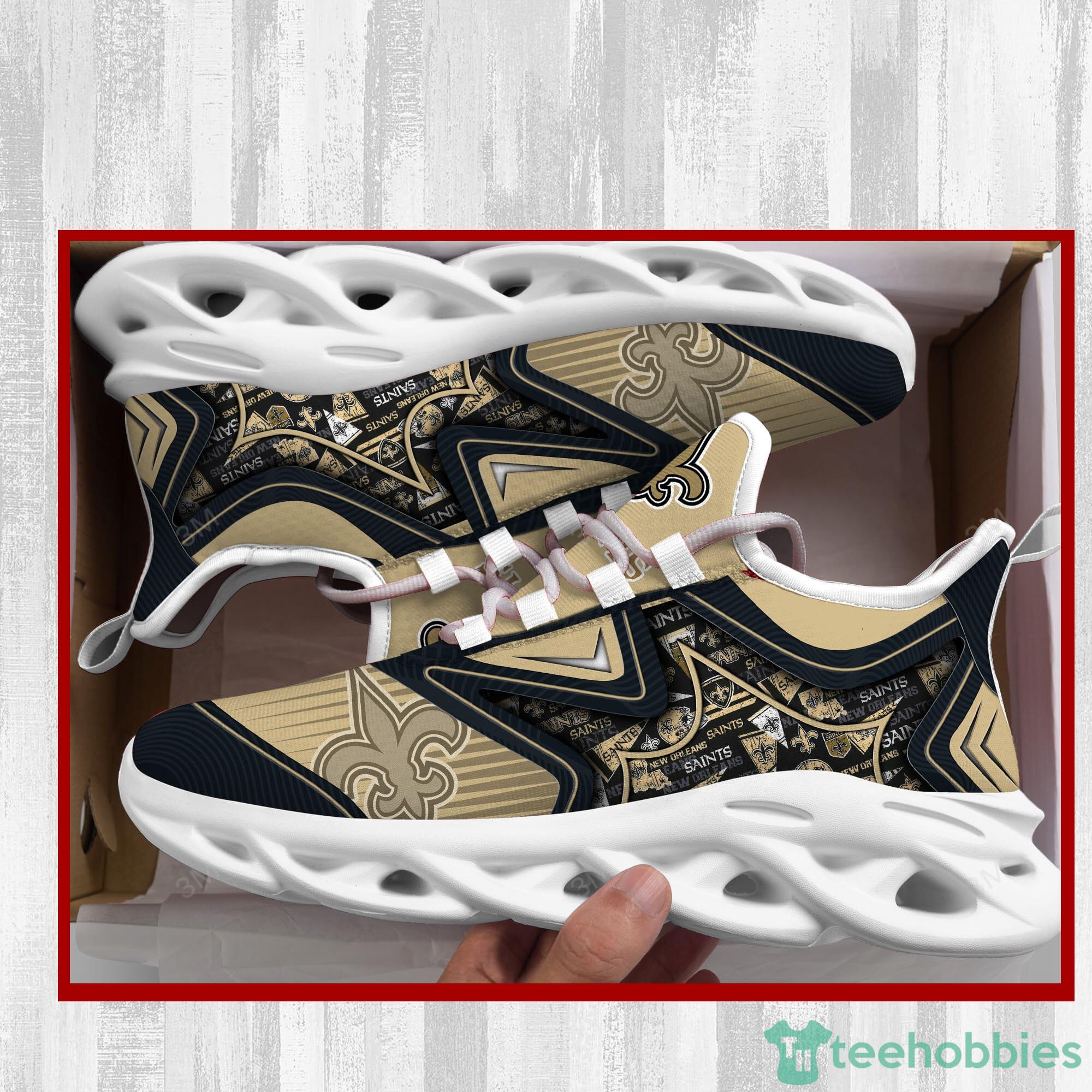 New Orleans Saints NFL Symbol Max Soul Sneakers Sport Shoes Product Photo 2