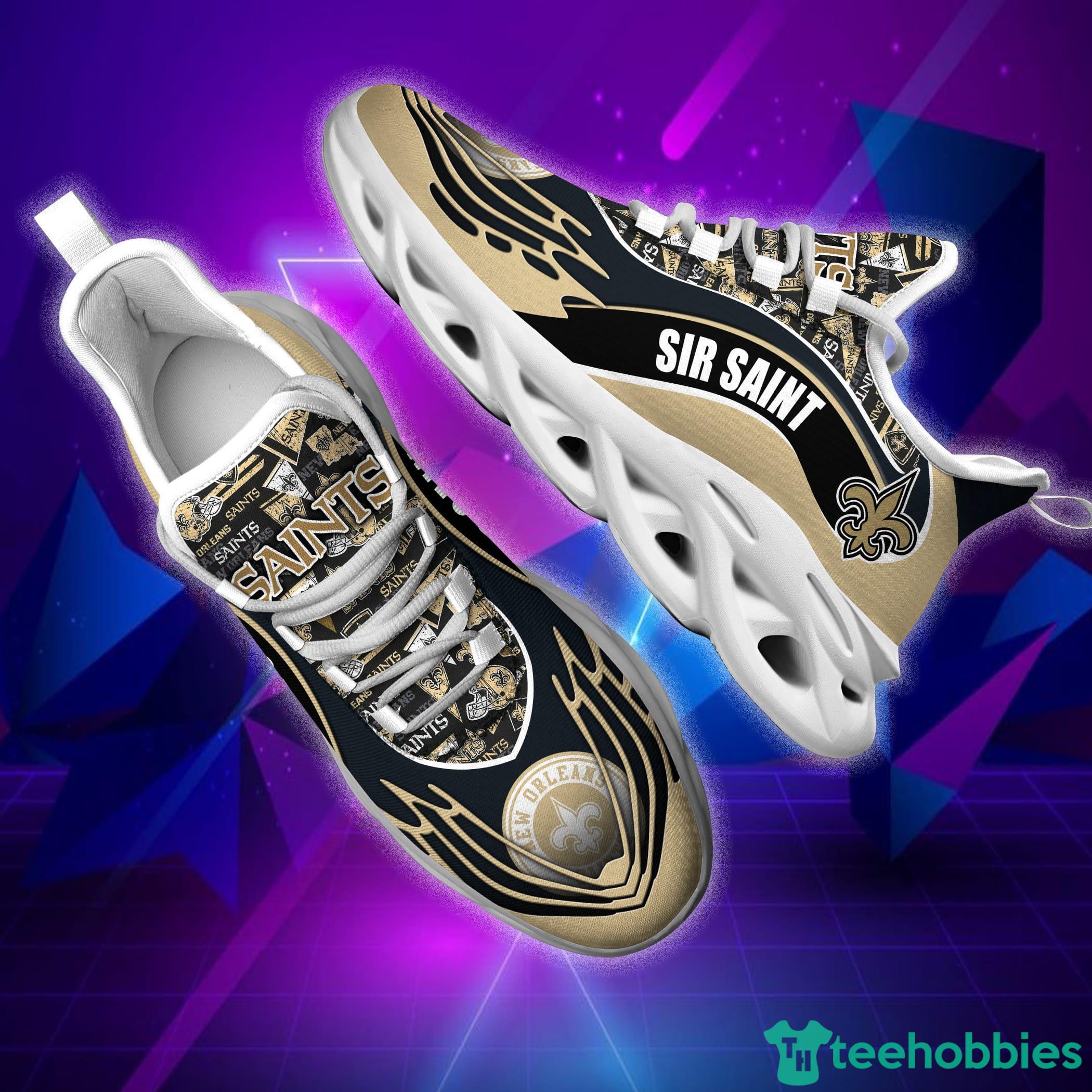 New Orleans Saints NFL Trending Max Soul Sneakers Sport Shoes Product Photo 3