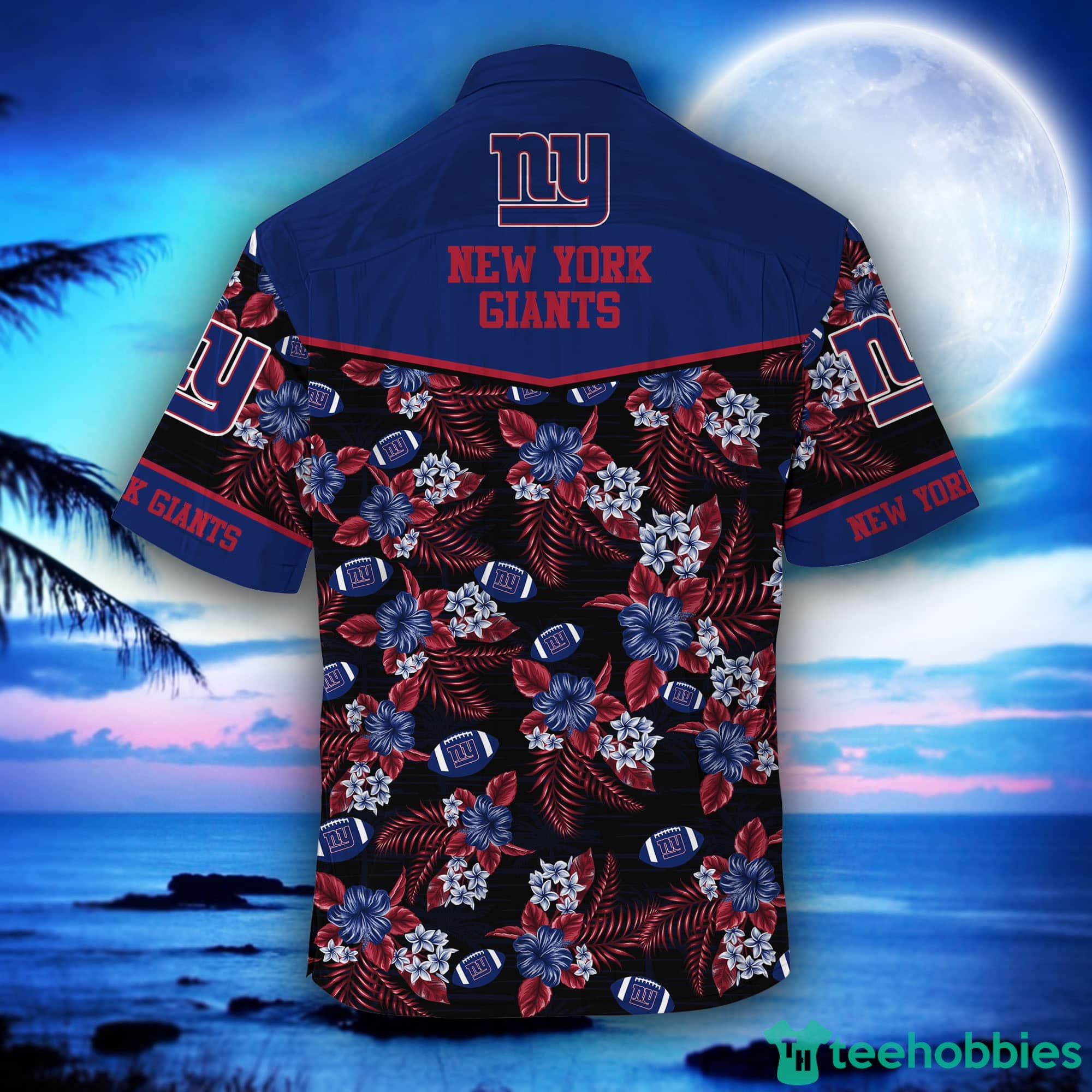 New York Giants NFL Custom Name Hawaiian Shirt Best Gift For Men Women