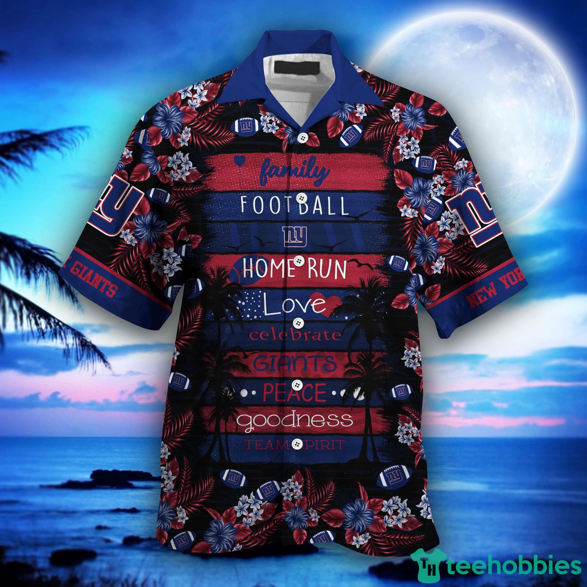 New York Giants NFL Custom Name Hawaiin Shirt Best Design For Men