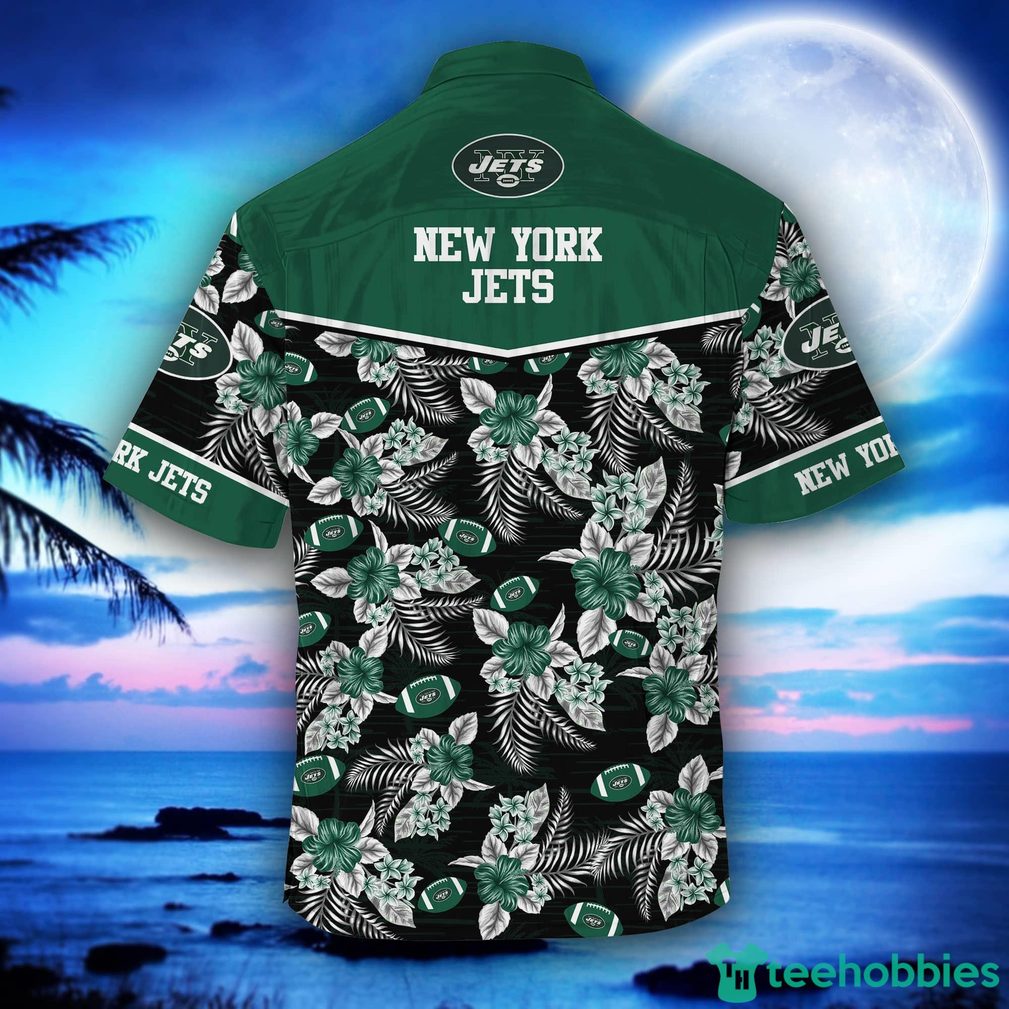 New York Jets NFL Style 9 Summer 3D Hawaiian Shirt And Shorts For