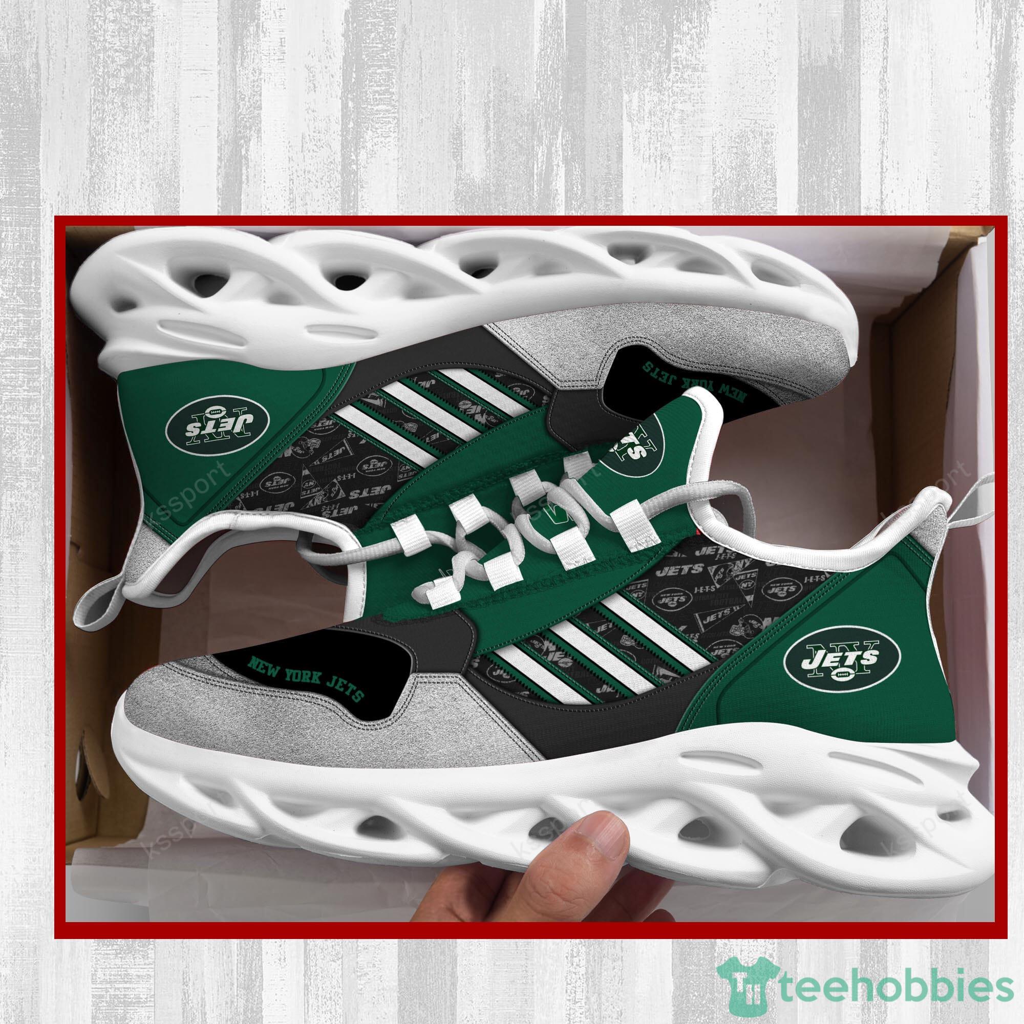 NFL New York Jets Green White Max Soul Sneakers Running Shoes - T-shirts  Low Price