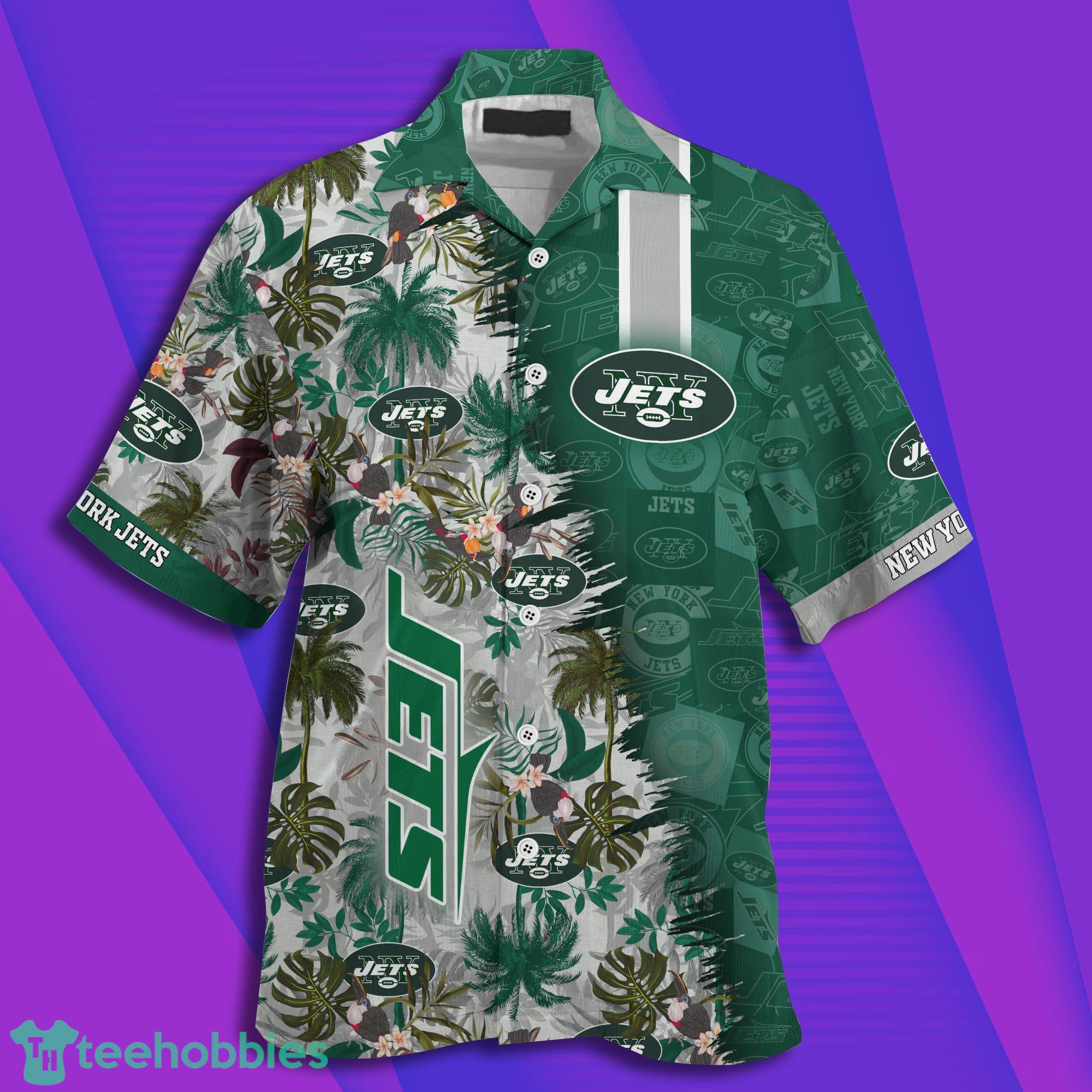 New York Jets NFL Logo Combo Hawaiian Shirt And Short Summer For