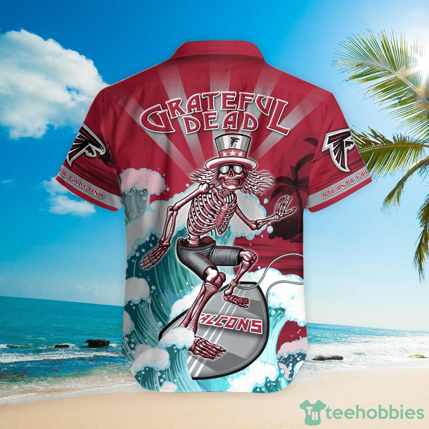 NFL Atlanta Falcons Grateful Dead Hawaiian Shirt Product Photo 3