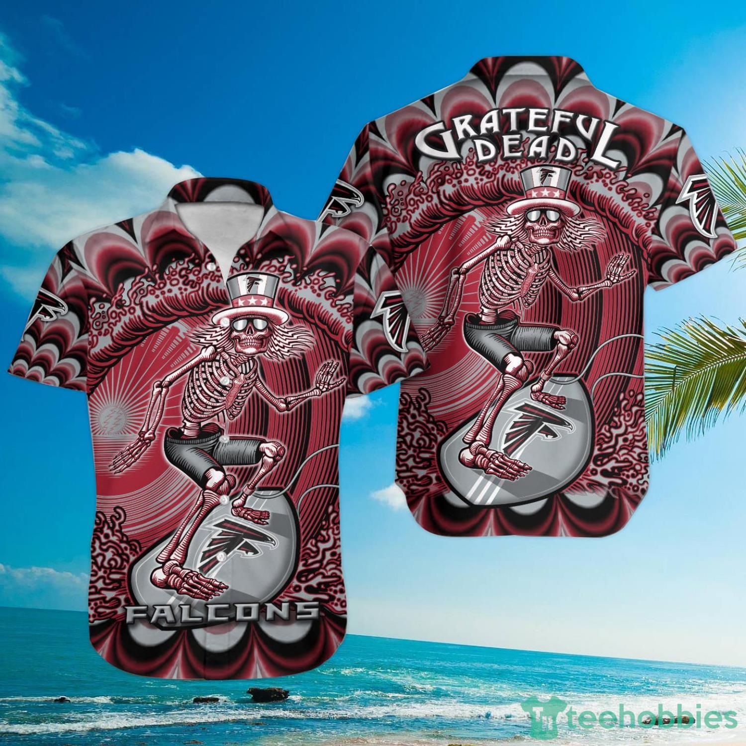 NFL Atlanta Falcons Grateful Dead Hawaiian Shirt For Fans Product Photo 1