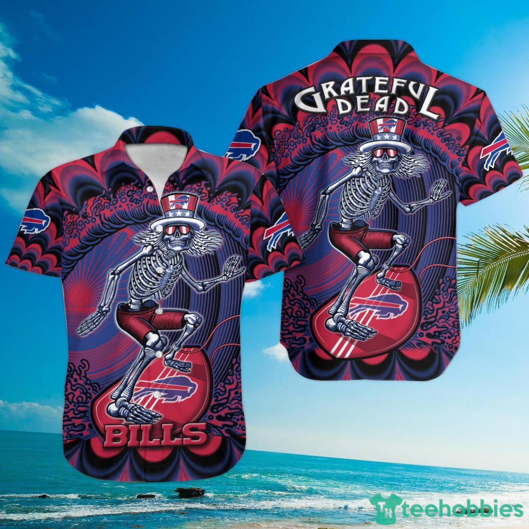 NFL Buffalo Bills Grateful Dead Hawaiian Shirt For Fans Product Photo 1