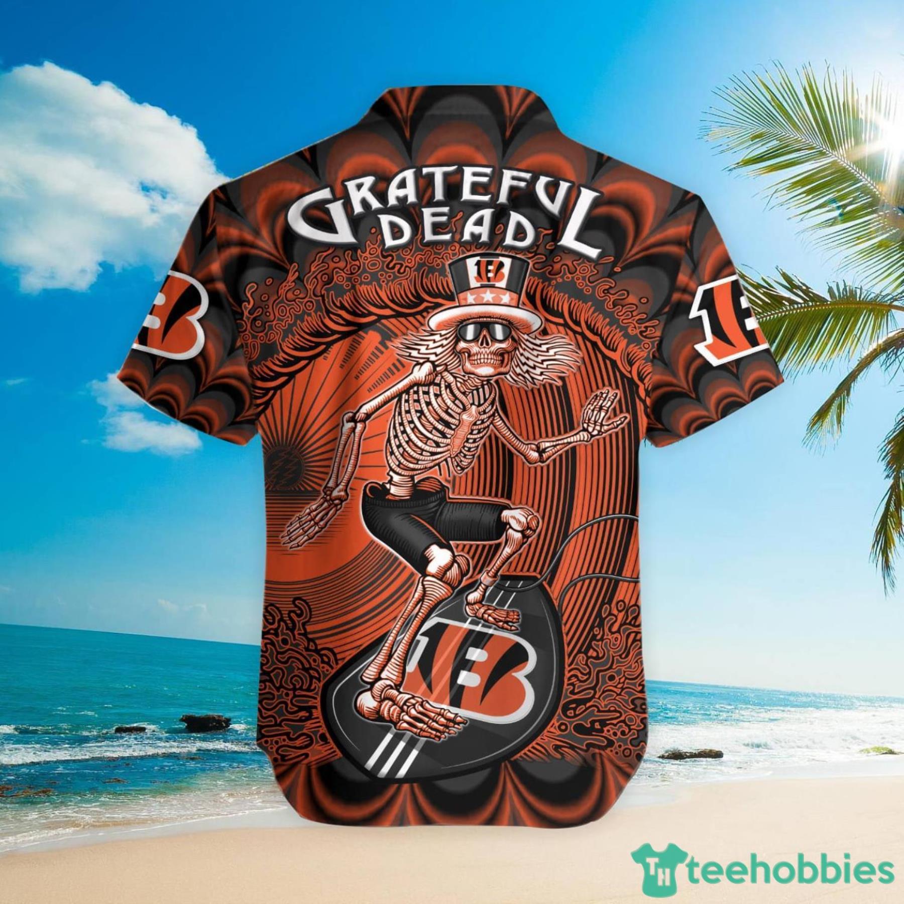 NFL Cincinnati Bengals Grateful Dead Hawaiian Shirt For Fans Product Photo 3
