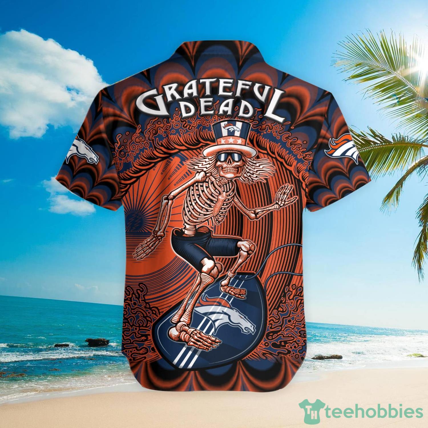 NFL Denver Broncos Grateful Dead Hawaiian Shirt For Fans Product Photo 3