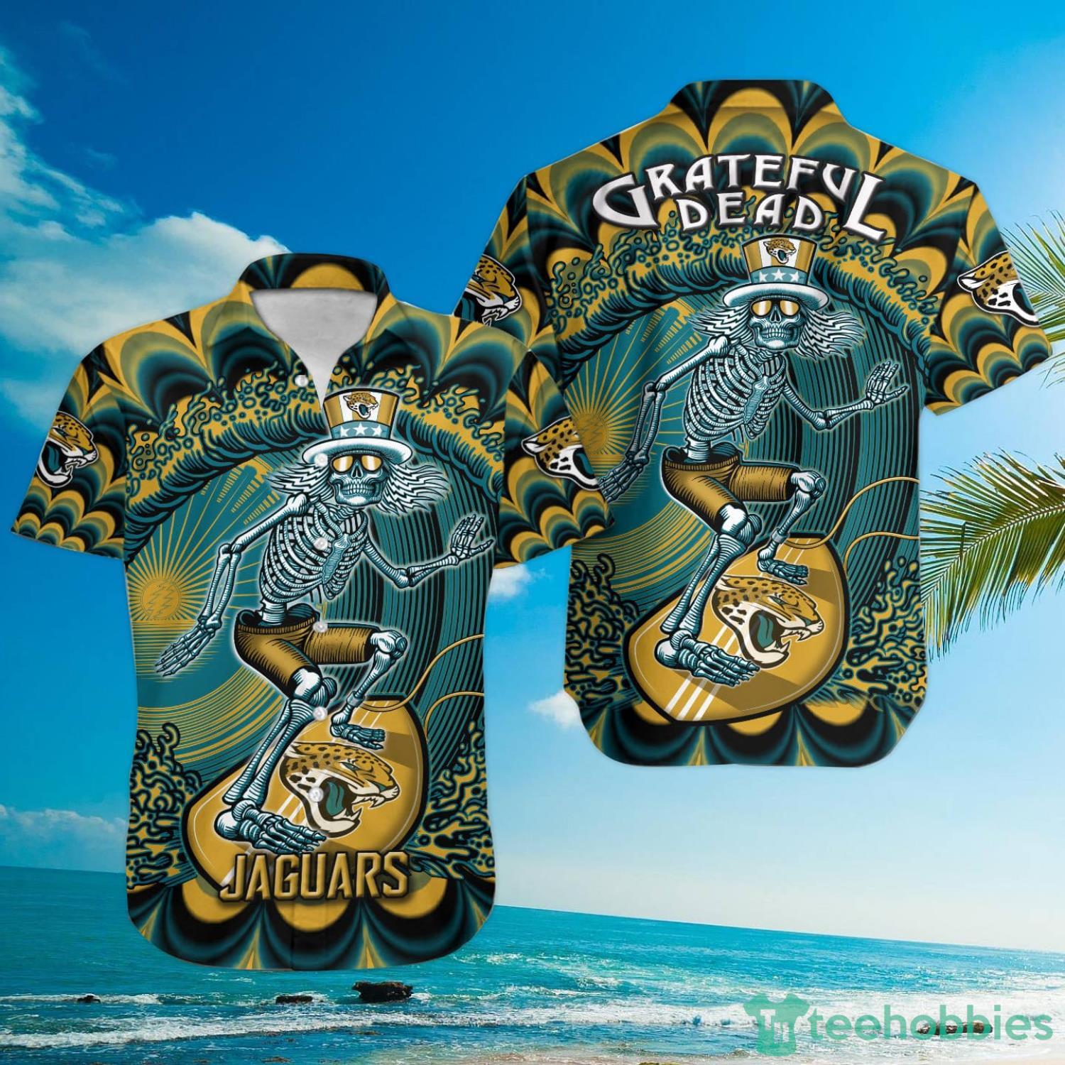NFL Jacksonville Jaguars Grateful Dead Hawaiian Shirt For Fans Product Photo 1