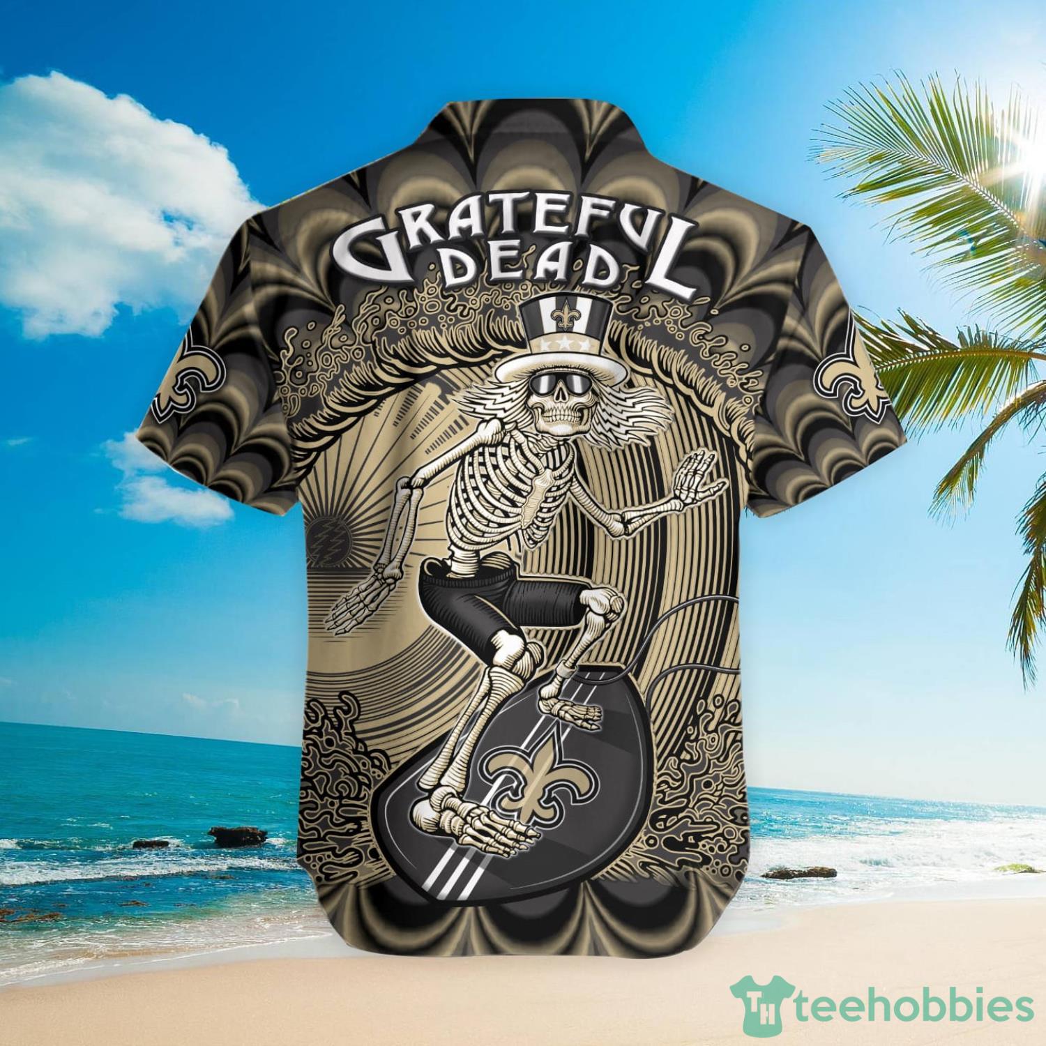 NFL New Orleans Saints Grateful Dead Hawaiian Shirt For Fans Product Photo 3