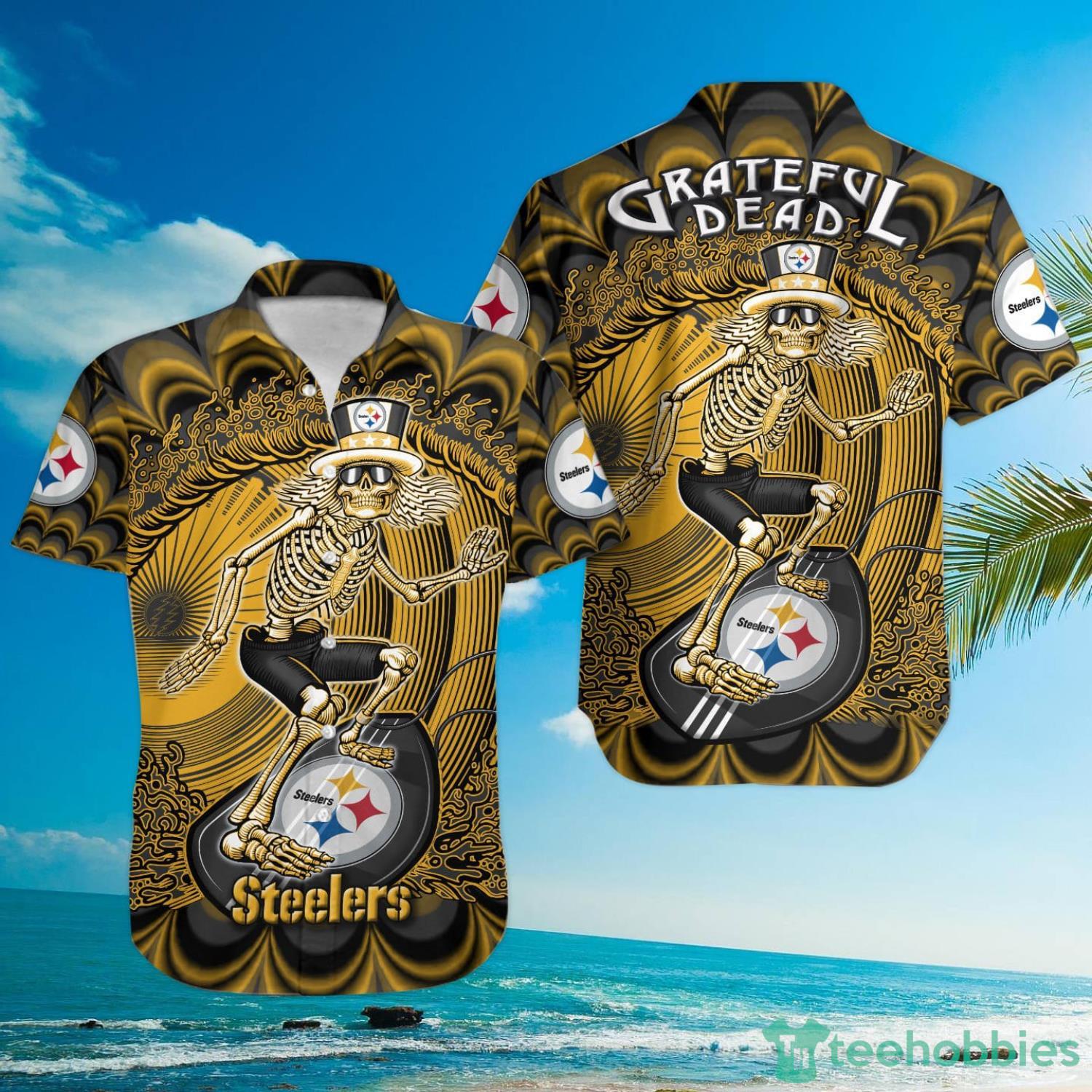 NFL Pittsburgh Steelers Grateful Dead Hawaiian Shirt For Fans Product Photo 1