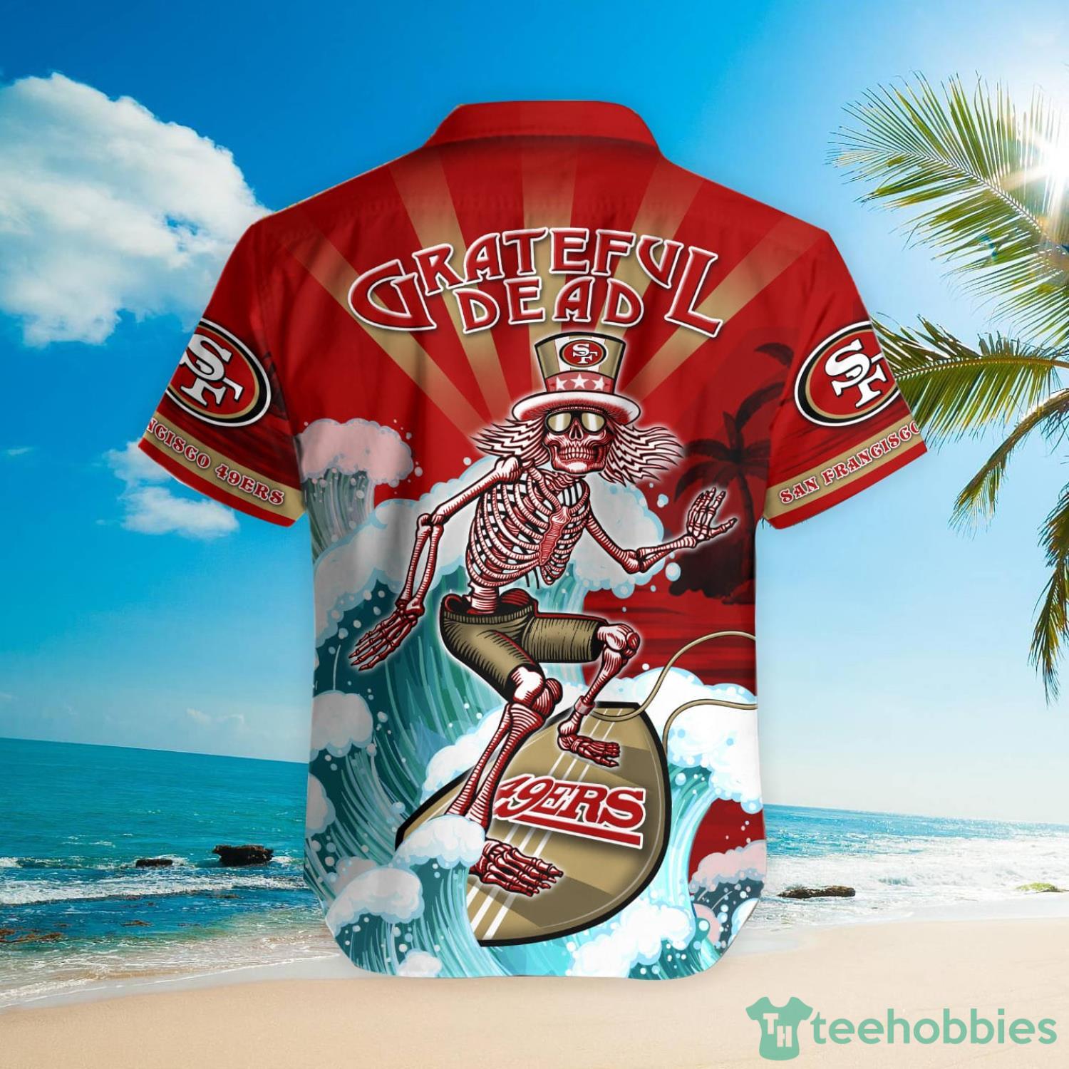 NFL San Francisco 49ers Grateful Dead Hawaiian Shirt Product Photo 3