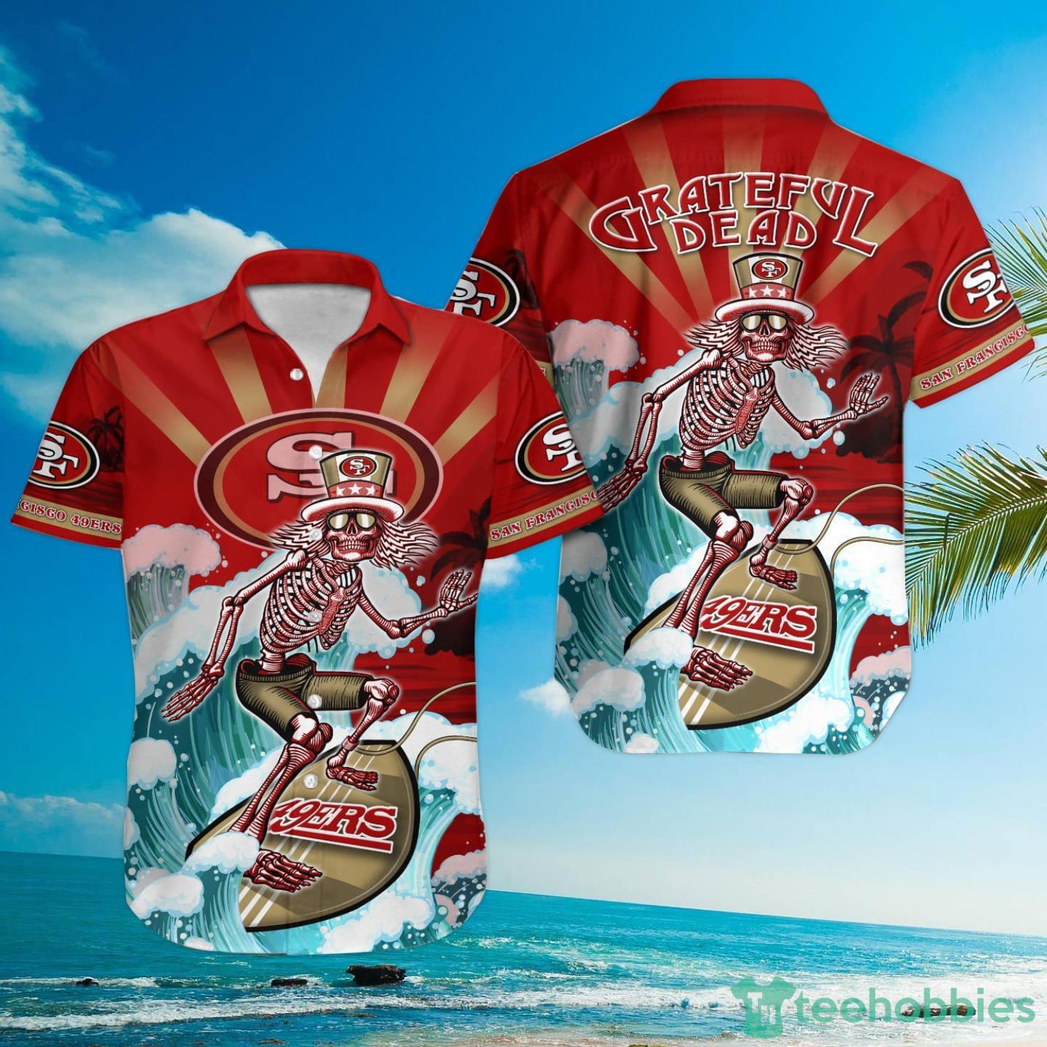 NFL San Francisco 49ers Grateful Dead Hawaiian Shirt Product Photo 1