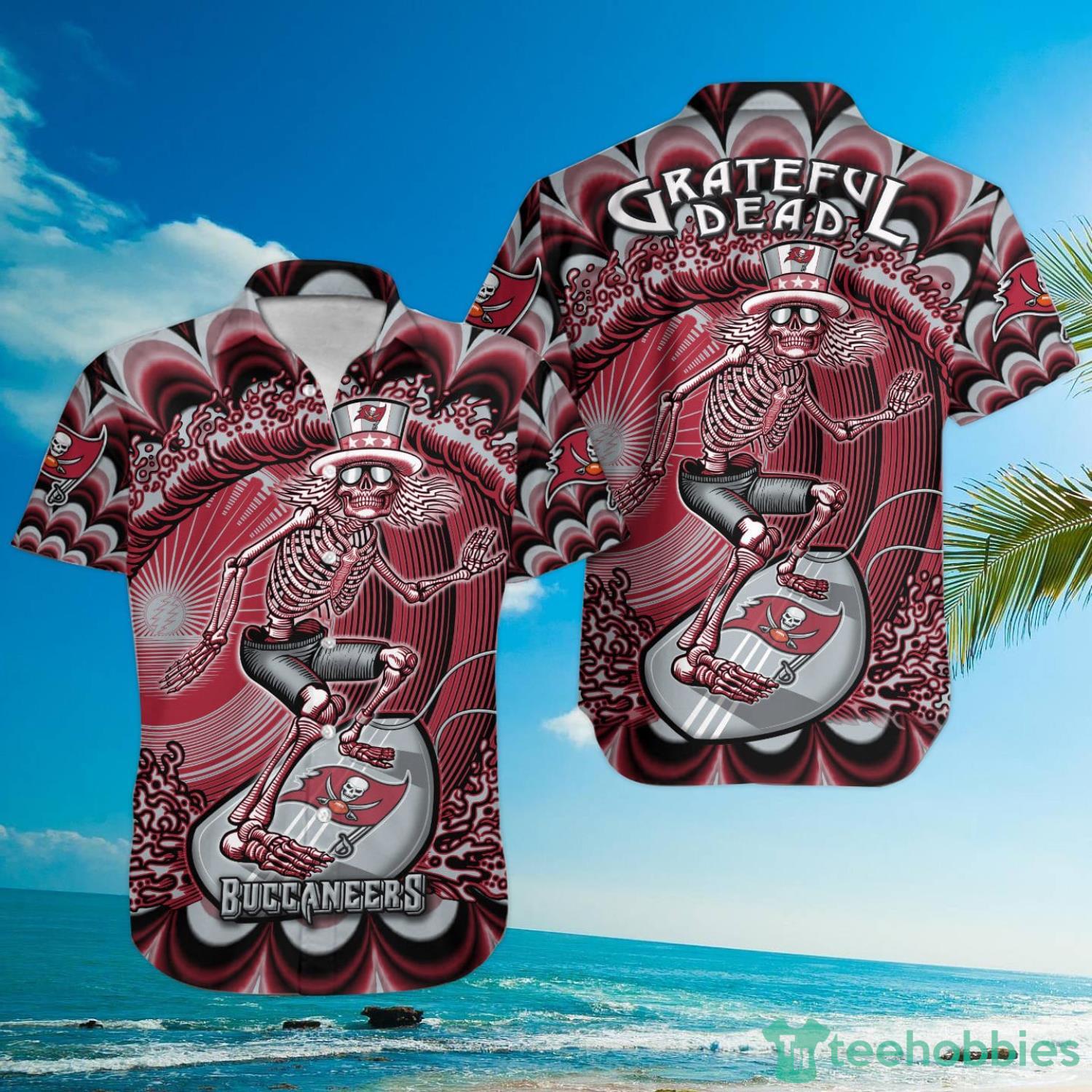 NFL Tampa Bay Buccaneers Grateful Dead Hawaiian Shirt For Fans Product Photo 1