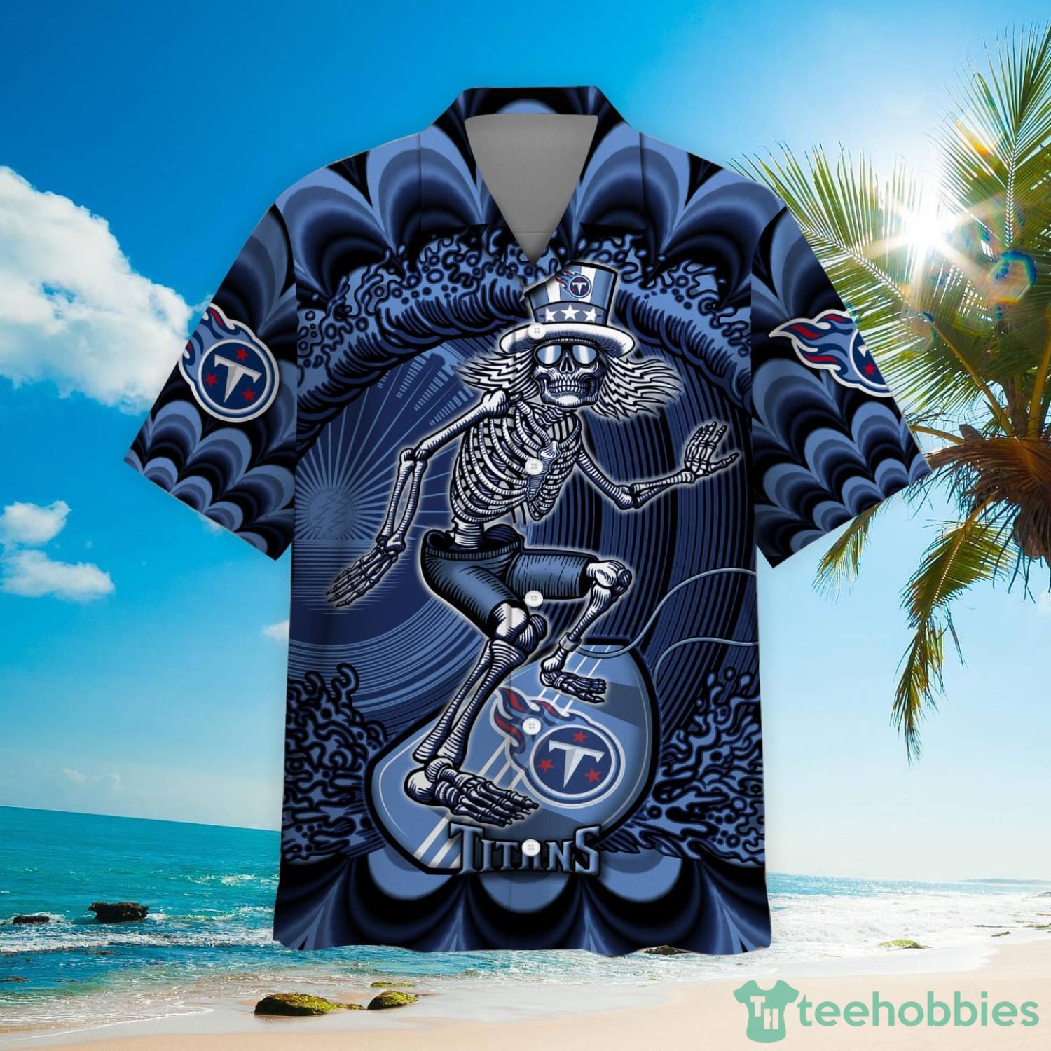 NFL Tennessee Titans Grateful Dead Hawaiian Shirt For Fans Product Photo 2