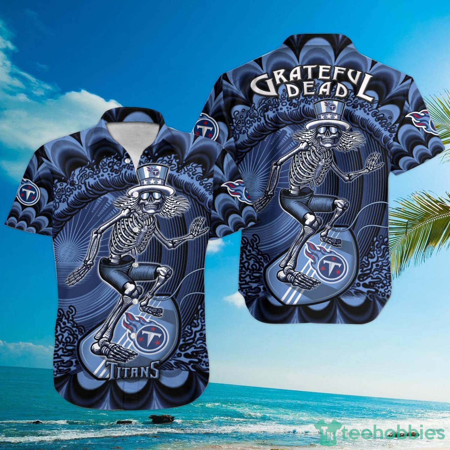 NFL Tennessee Titans Grateful Dead Hawaiian Shirt For Fans Product Photo 1