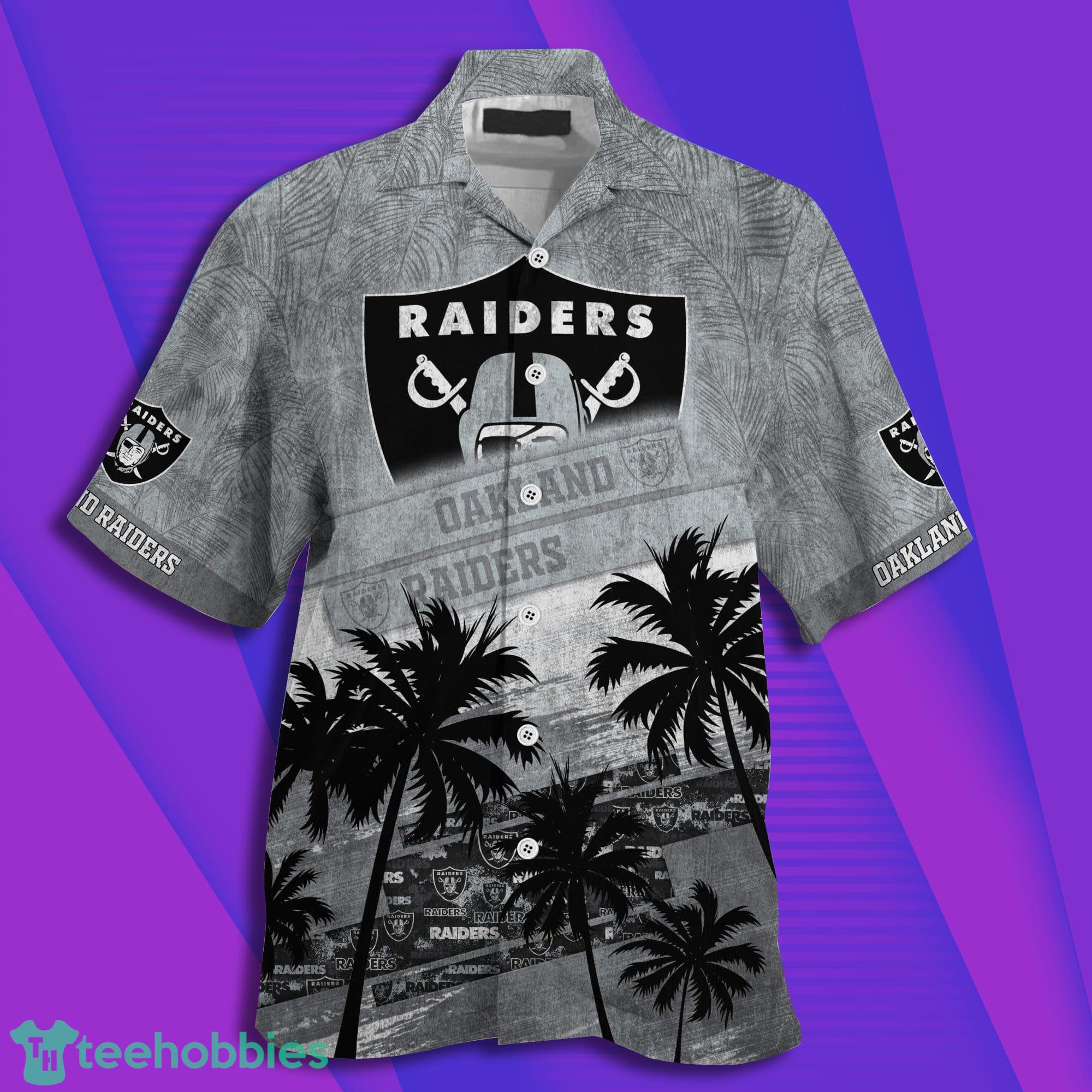 Oakland Raiders NFL Summer Customized Hawaiian Shirt