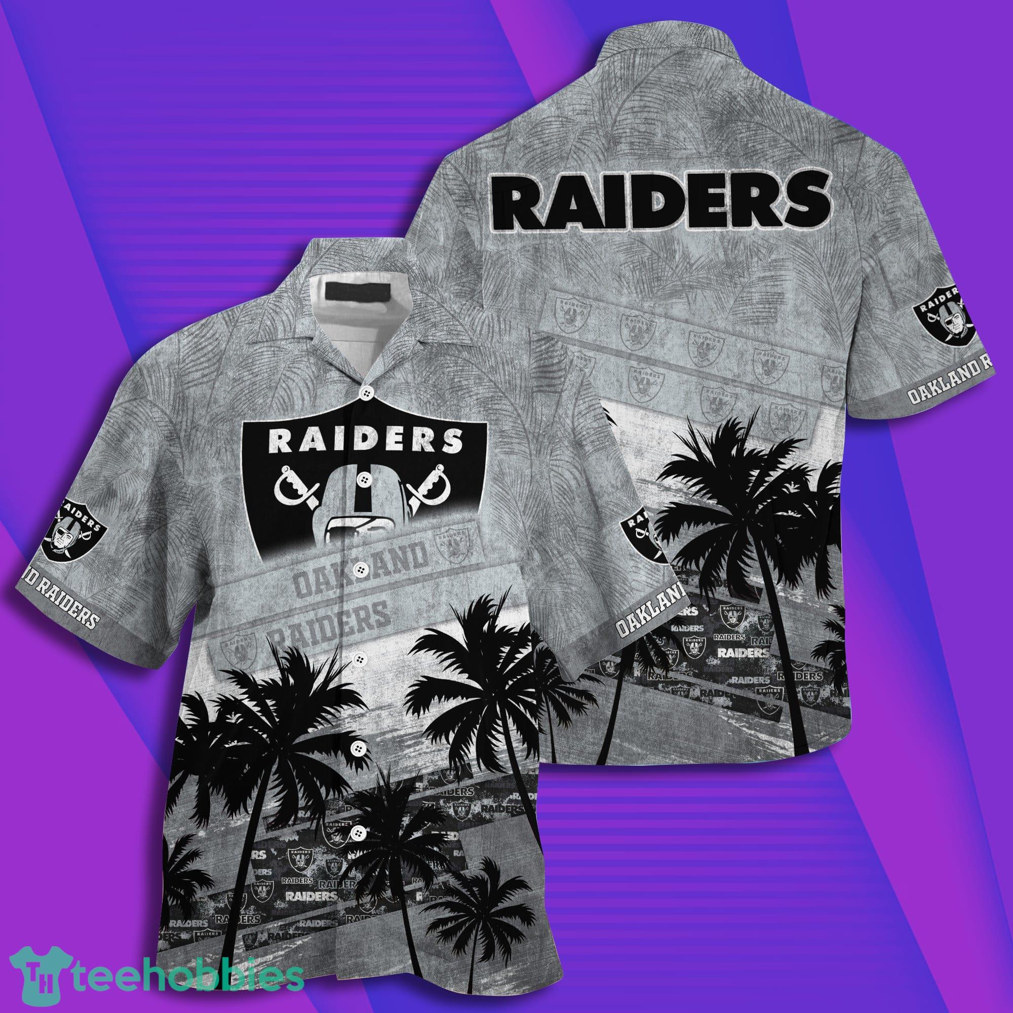 Oakland Raiders NFL Summer Customized Hawaiian Shirt