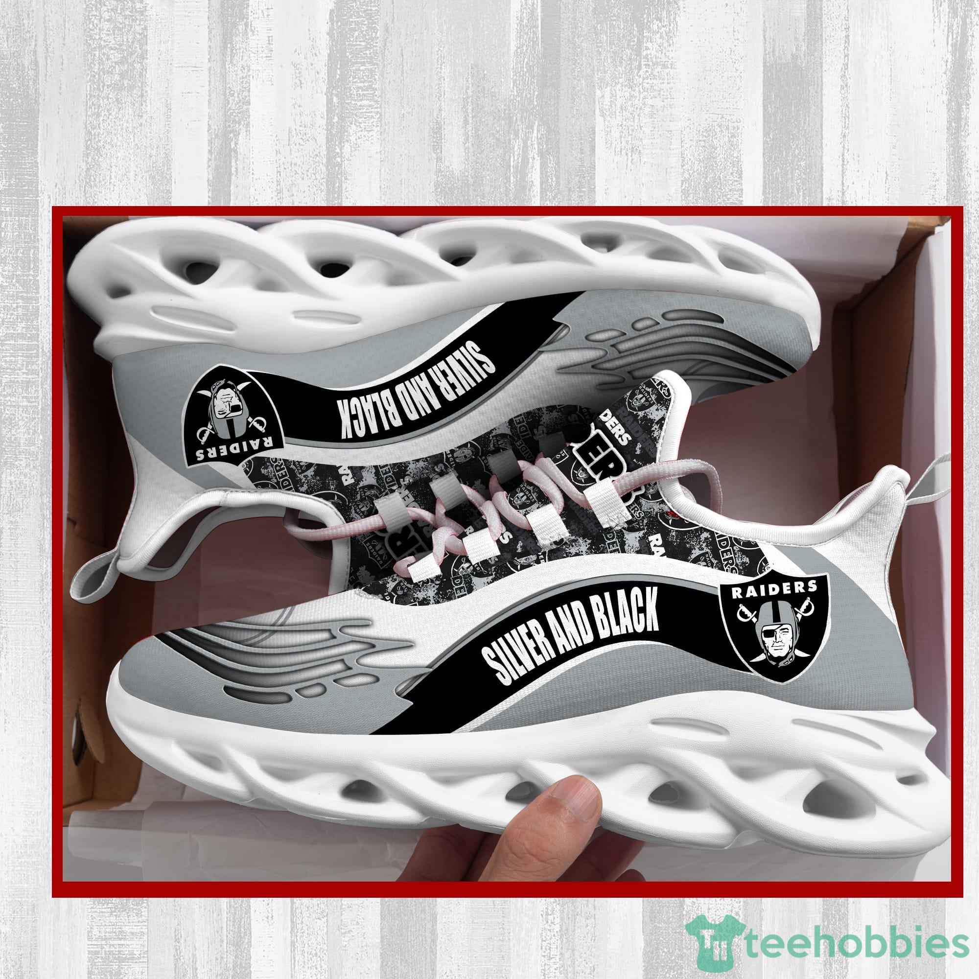 Oakland Raiders NFL Max Soul Sneakers Sport Shoes Product Photo 1