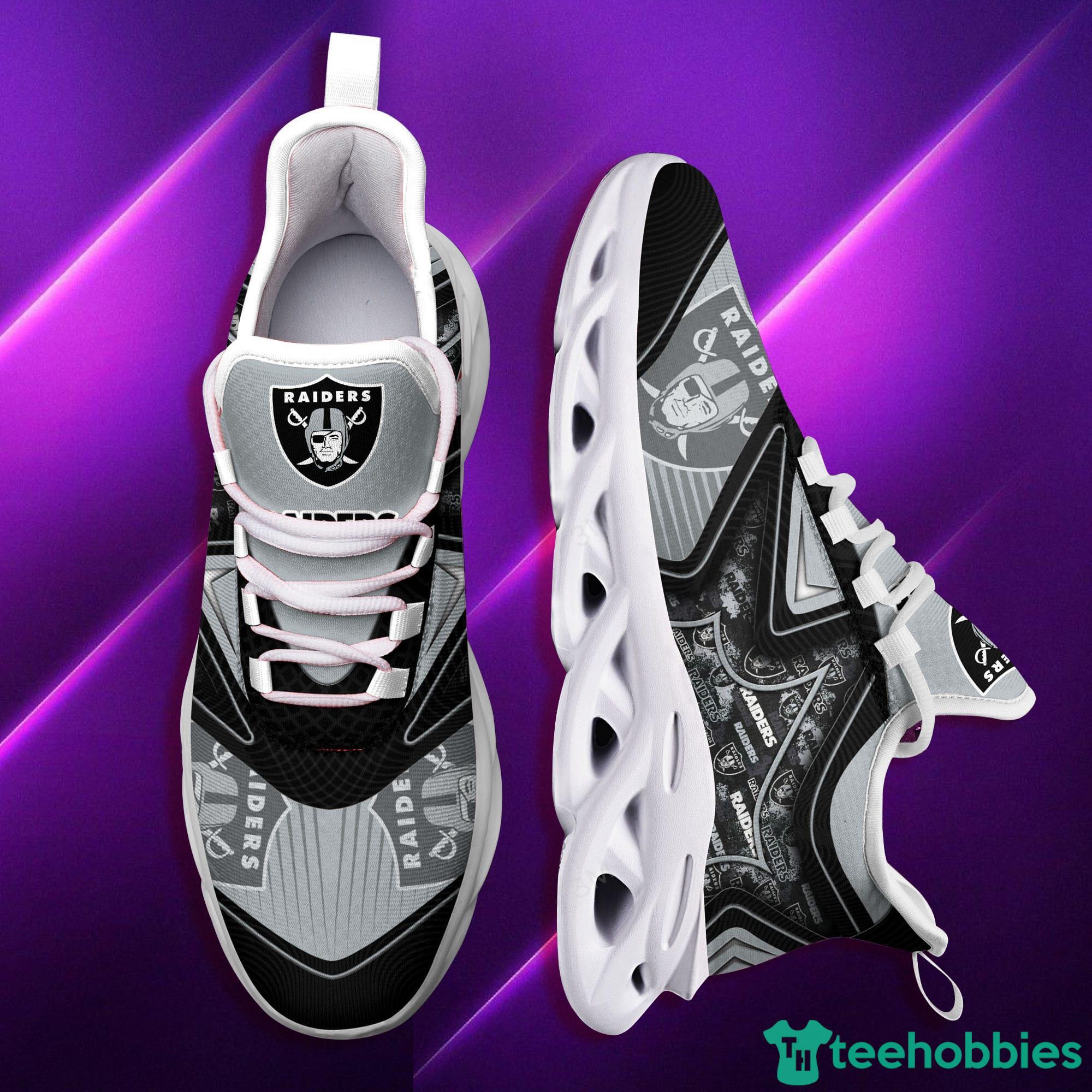 Oakland Raiders NFL Symbol Max Soul Sneakers Sport Shoes Product Photo 6
