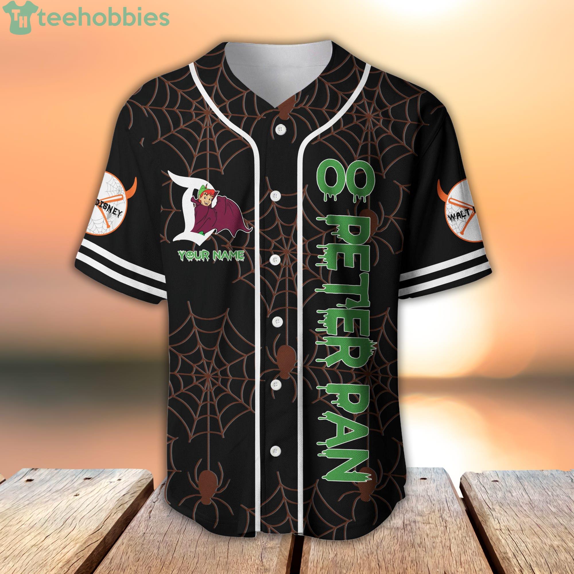 Peter Pan Lost Boys White Green Disney Baseball Jersey Sport