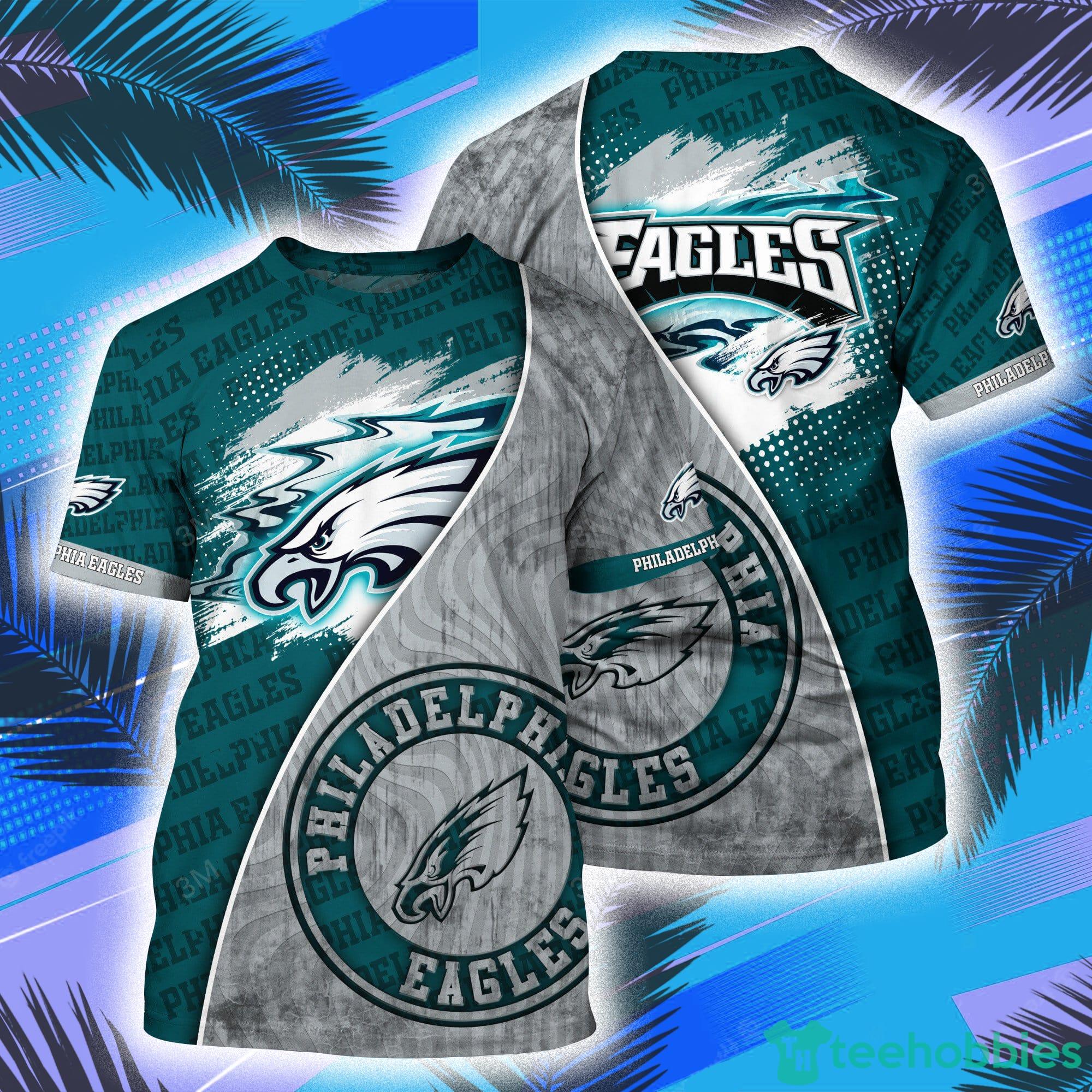 Philadelphia Eagles NFL Symbol All Over Print 3D T-Shirt Product Photo 1