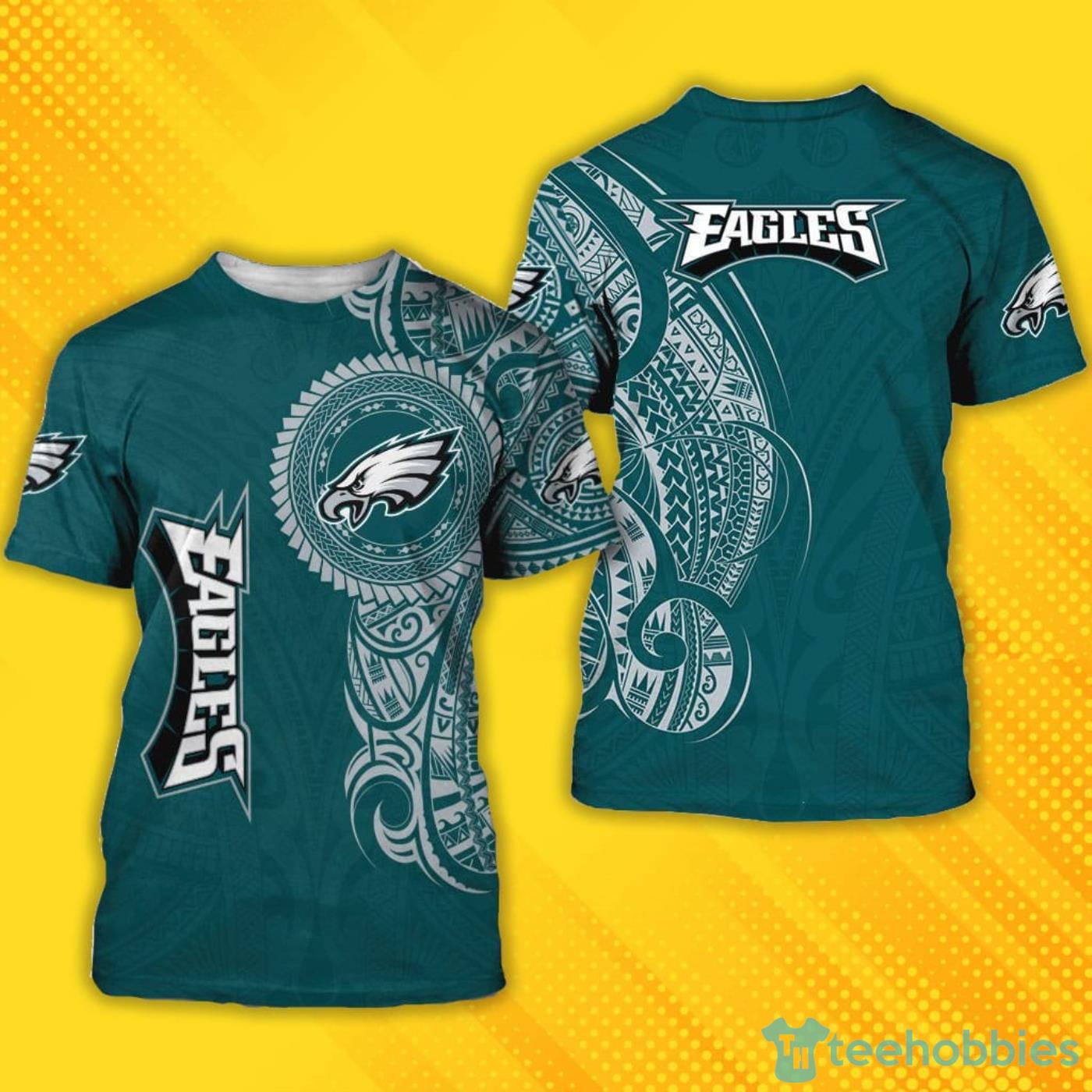 Custom Philadelphia Eagles 3D All Over Print T-Shirt - Inktee