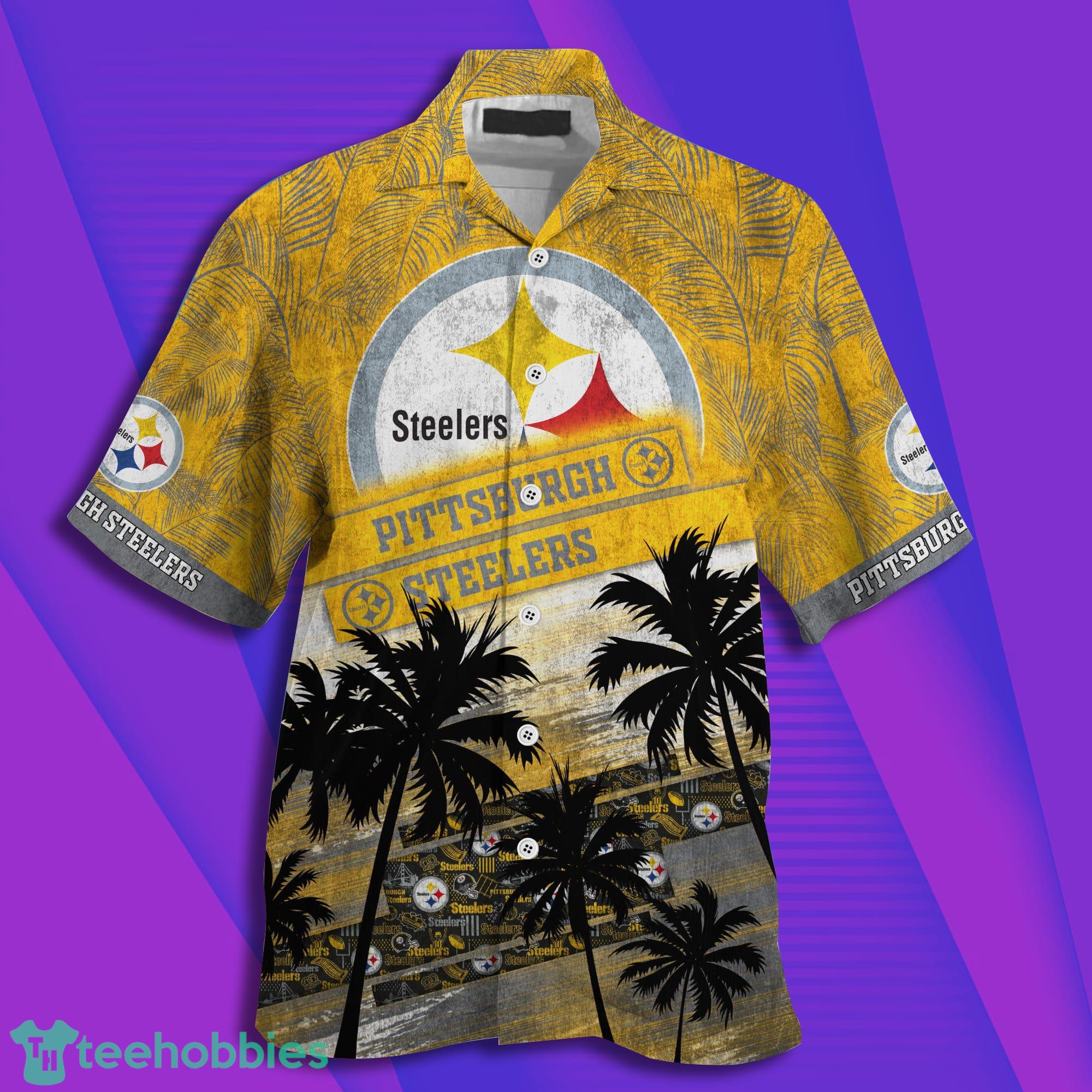 LIMITED] Pittsburgh Steelers NFL-Summer Hawaiian Shirt And Shorts