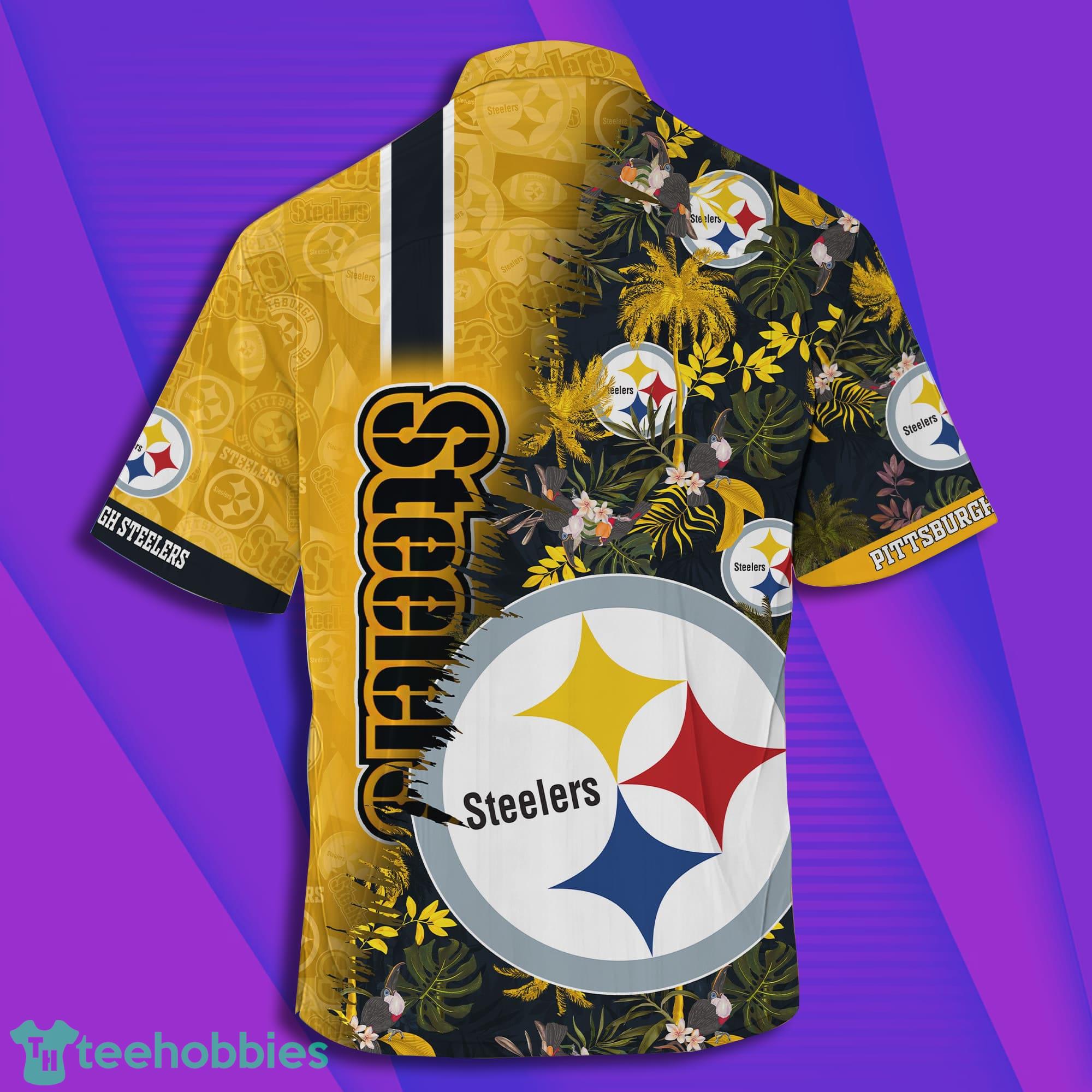 Pittsburgh Steelers NFL Combo Summer Hawaiian Shirt And Pants