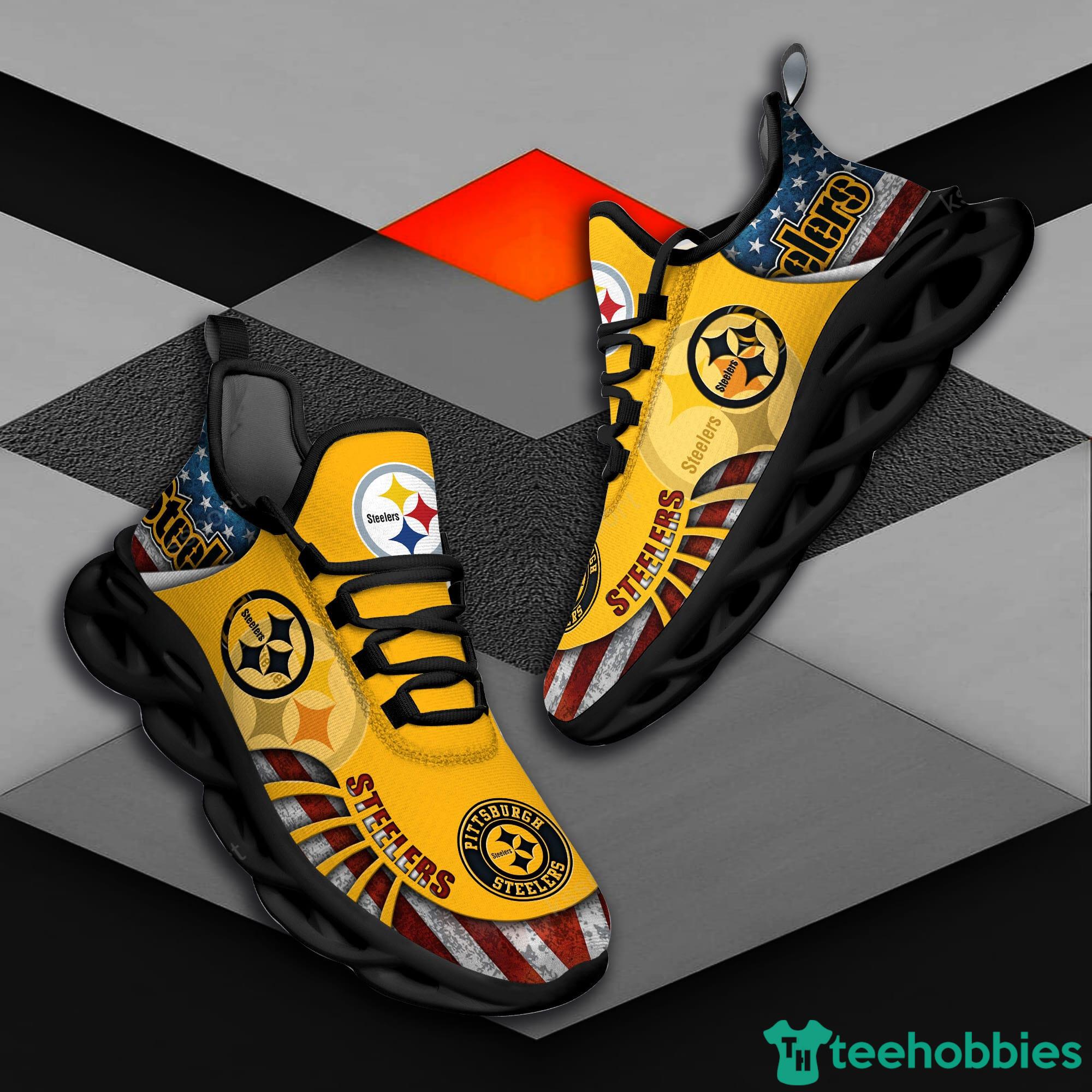 Pittsburgh Steelers NFL Max Soul Sneakers Running Shoes Product Photo 1