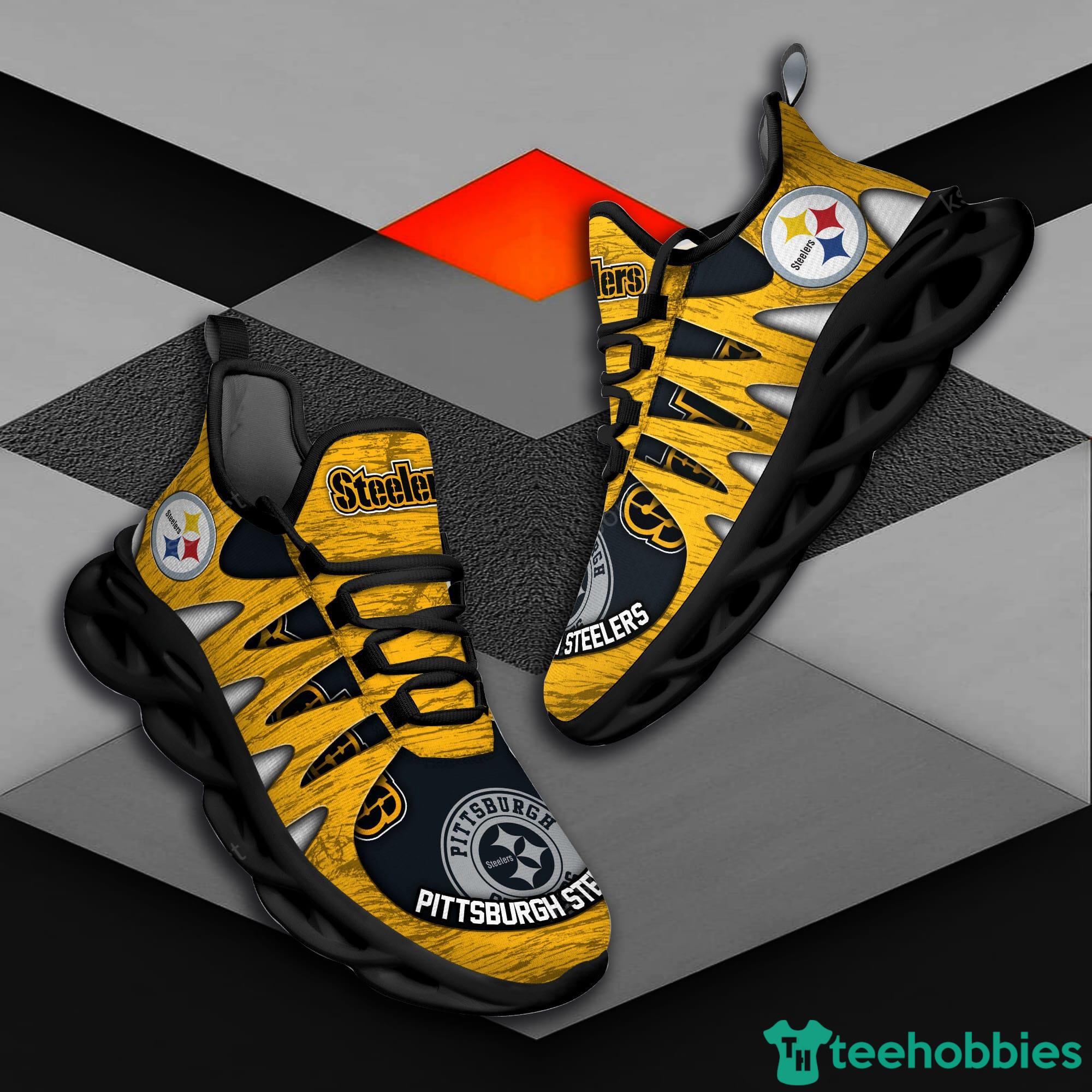 Pittsburgh Steelers NFL Max Soul Sneakers Sport Shoes Product Photo 1