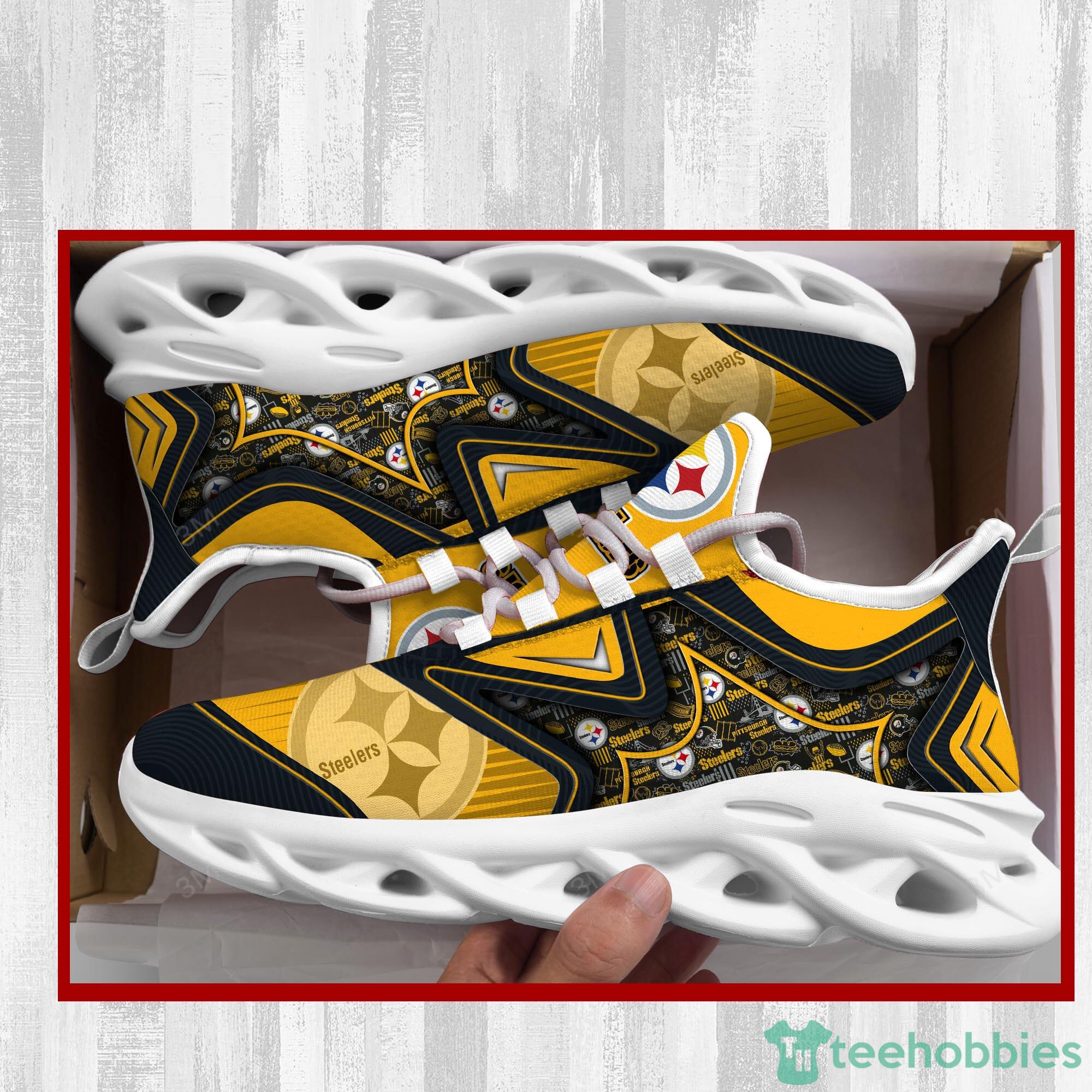 NFL Pittsburgh Steelers 3D Max Soul Clunky Sneaker Shoes 050821 - USALast