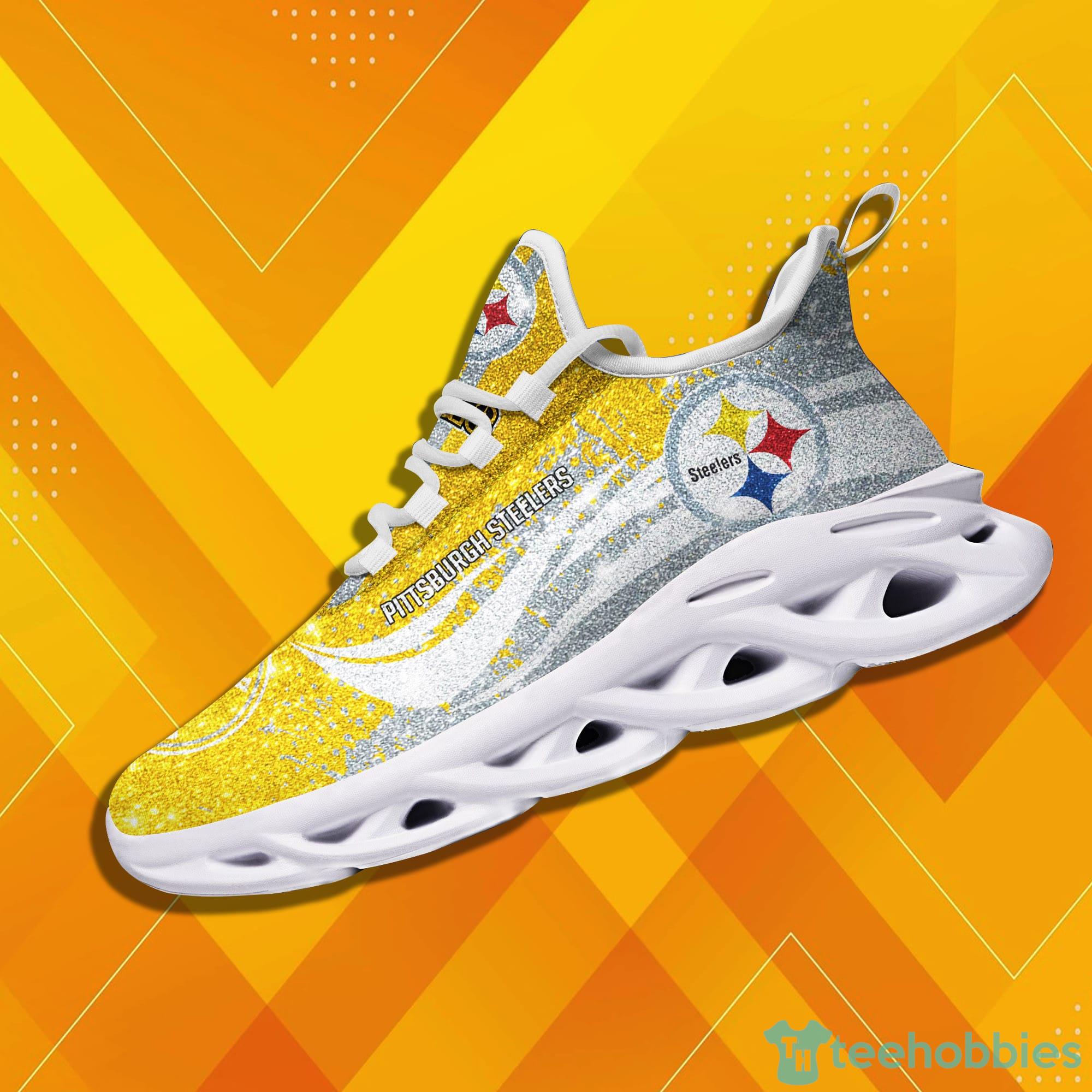 Pittsburgh Steelers Casual 3D Max Soul Shoes Running Shoes For Men