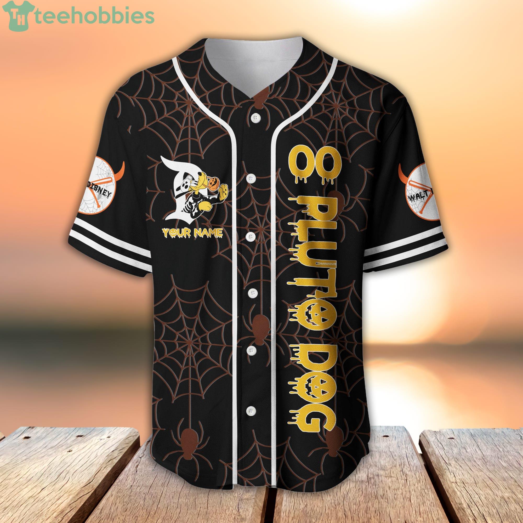 Pluto Dog Baseball Jersey Custom Name Baseball Jersey Disney