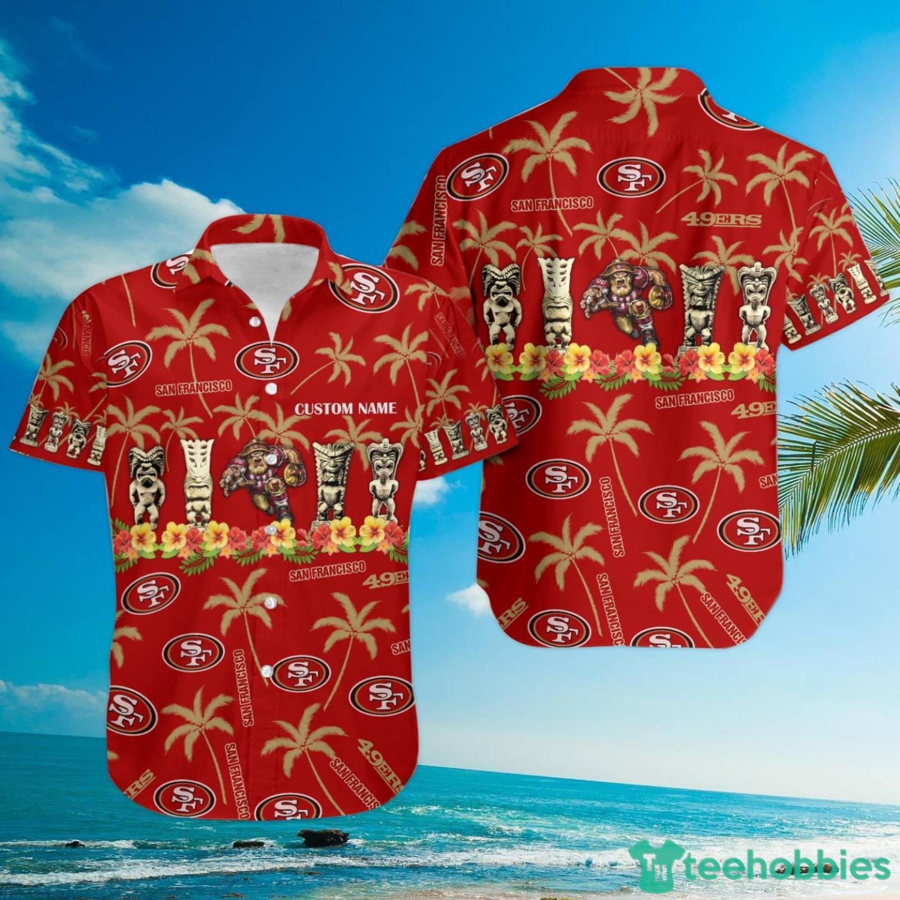 San Francisco 49ers Custom Name Hawaiian Shirt For Men And Women Product Photo 4