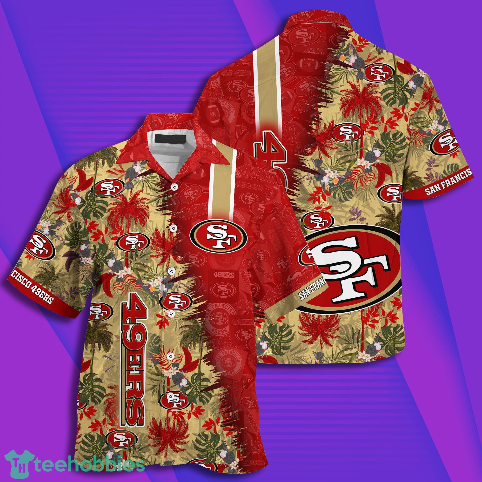 San Francisco ers NFLCombo Summer Hawaiian Shirt And Pants Product Photo 1