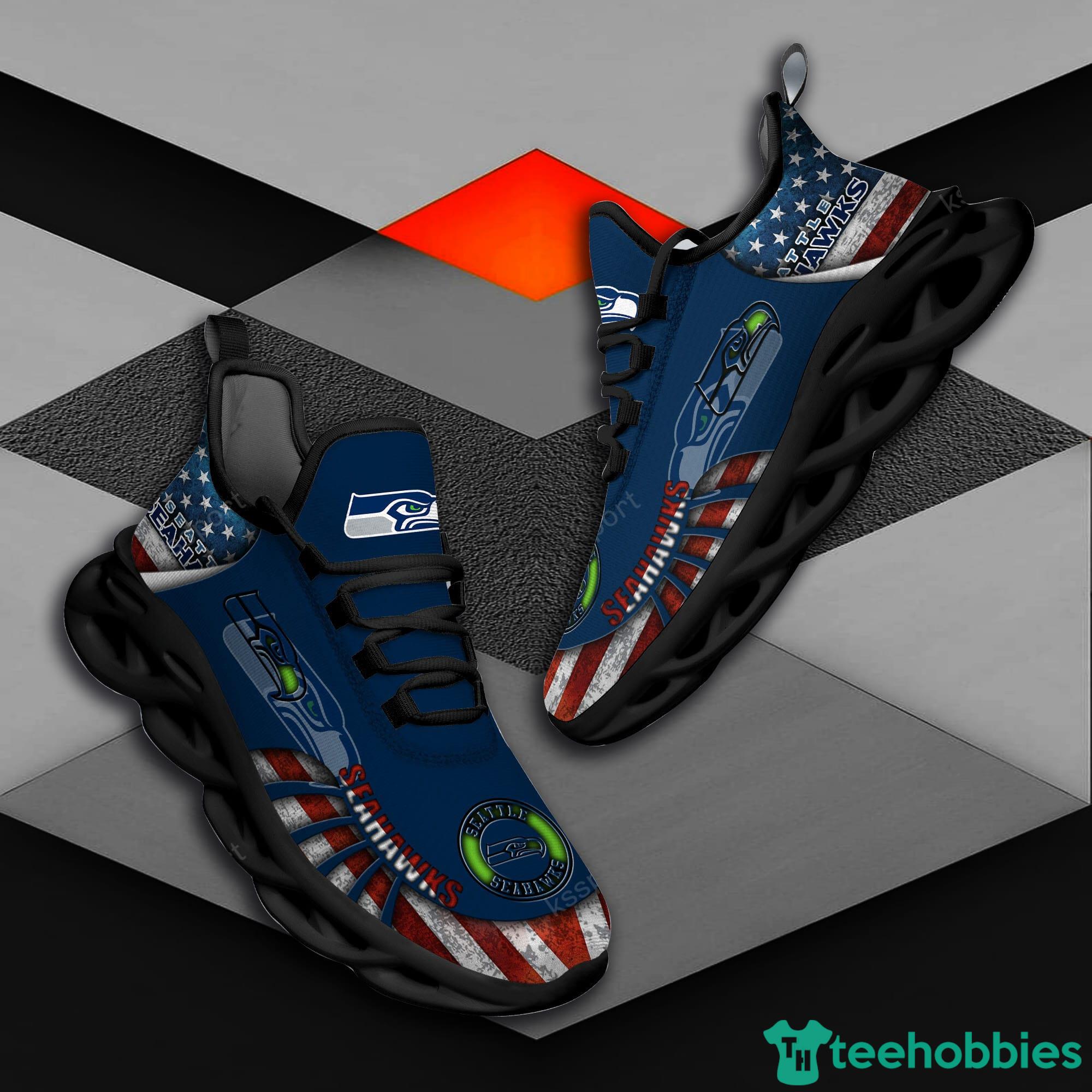 Seattle Seahawks NFL Max Soul Sneakers Running Shoes Product Photo 1