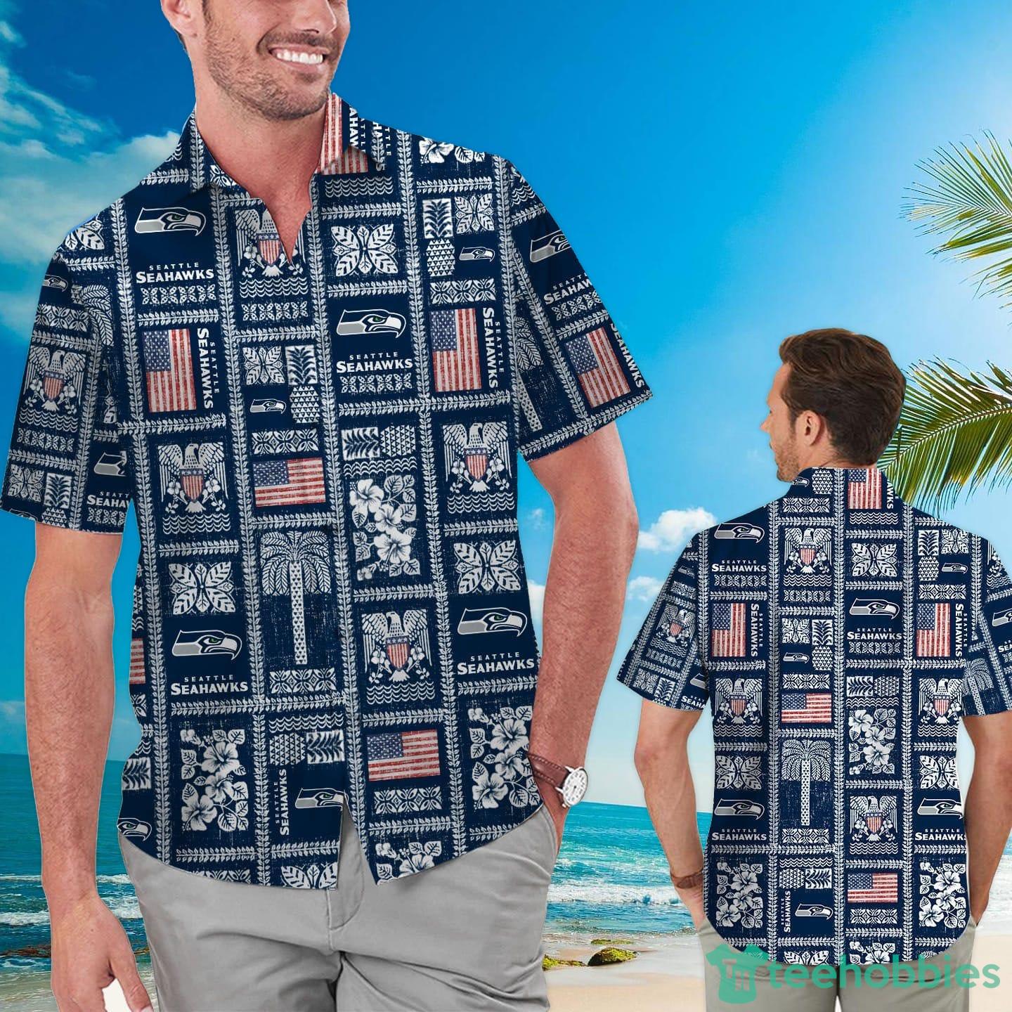 Seattle Seahawks Summer Commemotative 2021 Hawaiian Shirt Product Photo 1