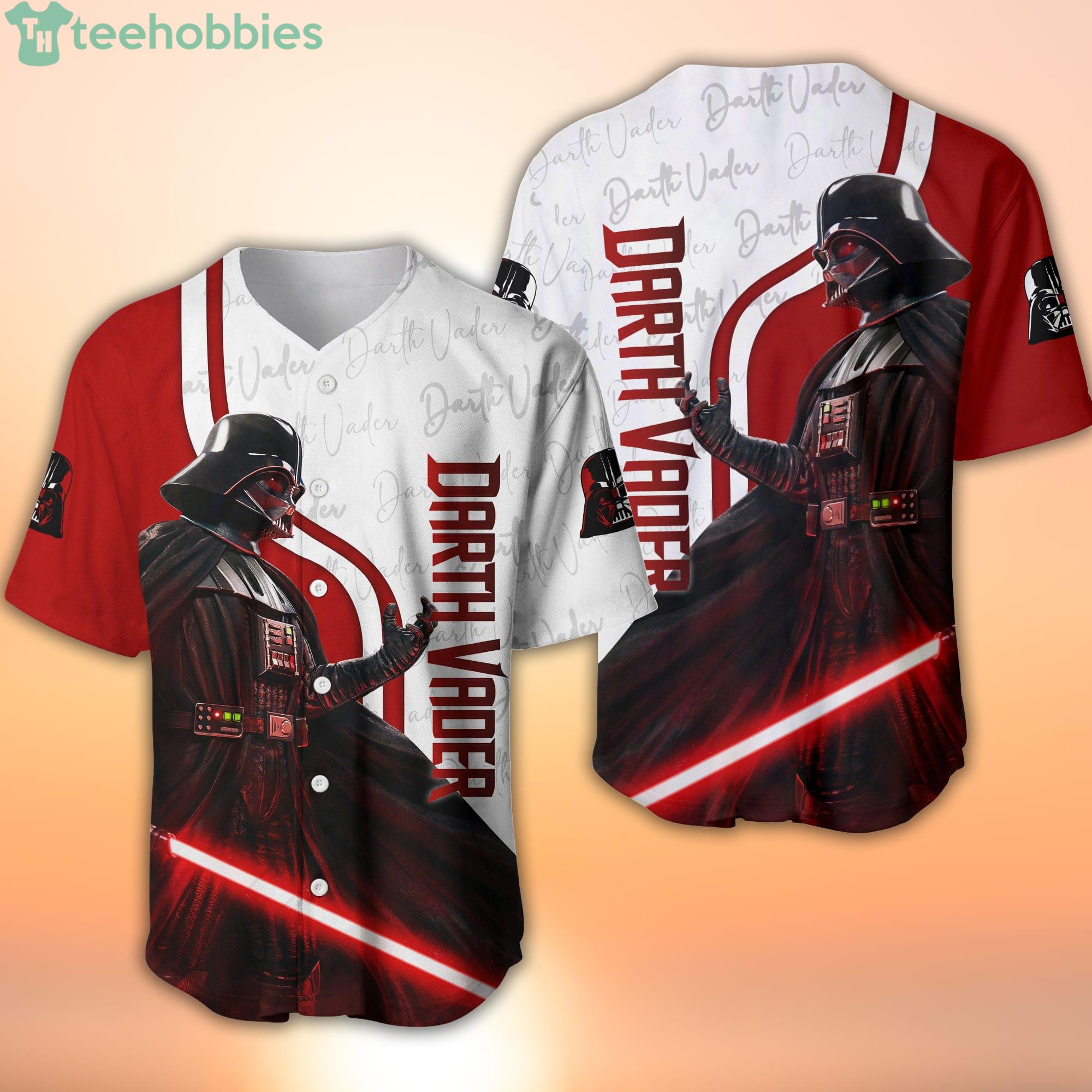 Custom Name And Number Milwaukee Brewers Darth Vader Star Wars Baseball  Jersey Shirt Navy