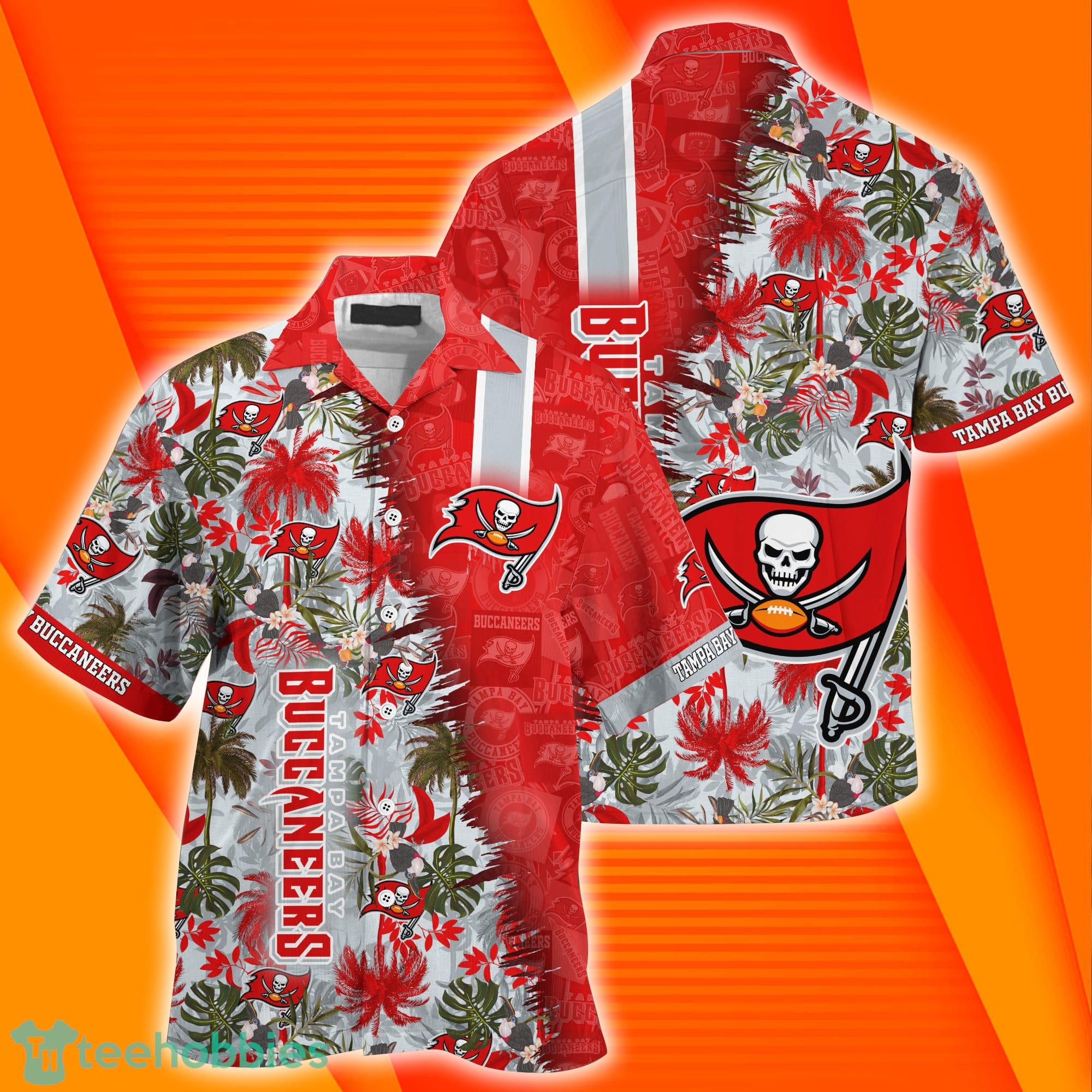Tampa Bay Buccaneers NFL 3D Combo Summer Hawaiian Shirt And Pants Product Photo 1