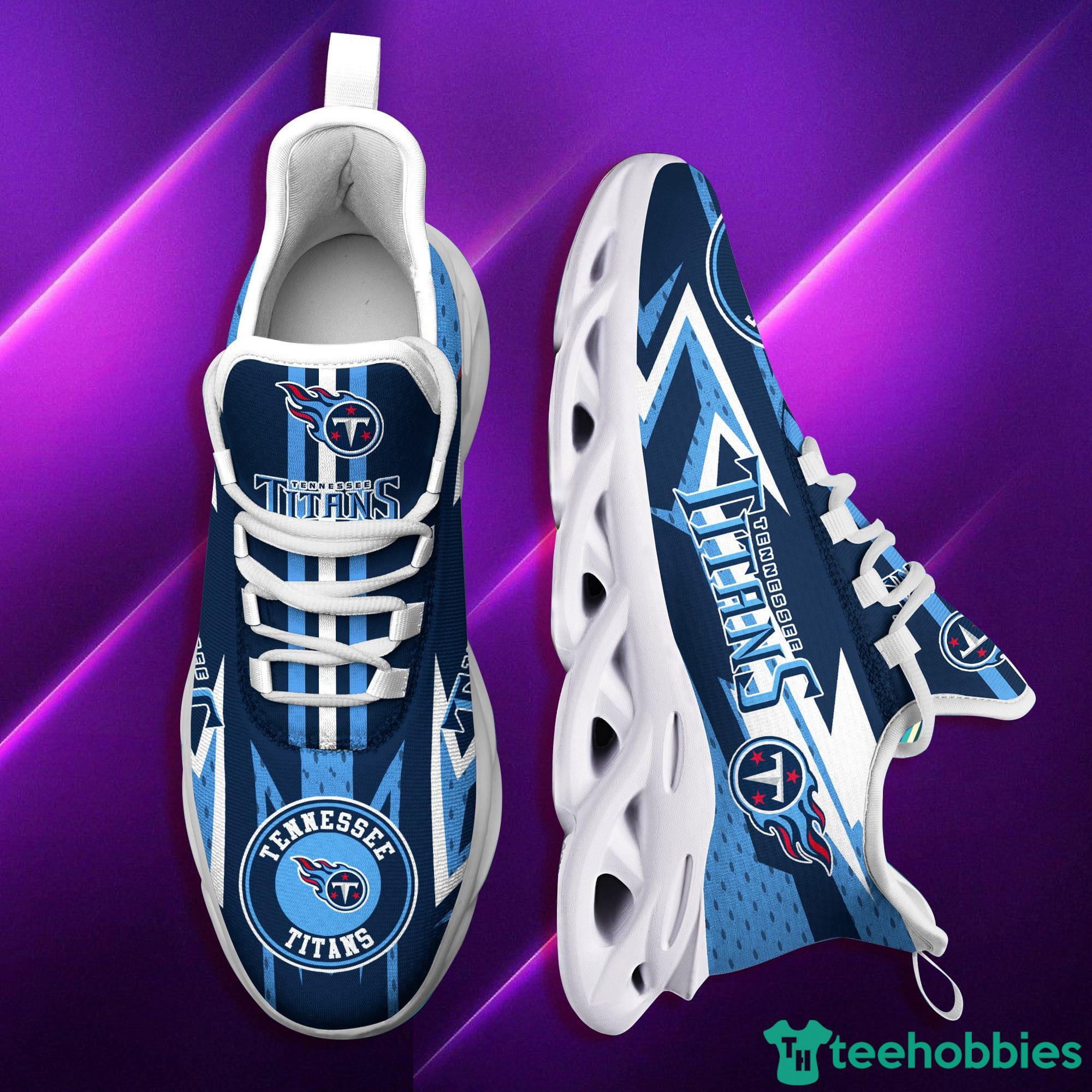 Tennessee Titans NFL Navy Max Soul Sneakers Running Shoes Product Photo 1
