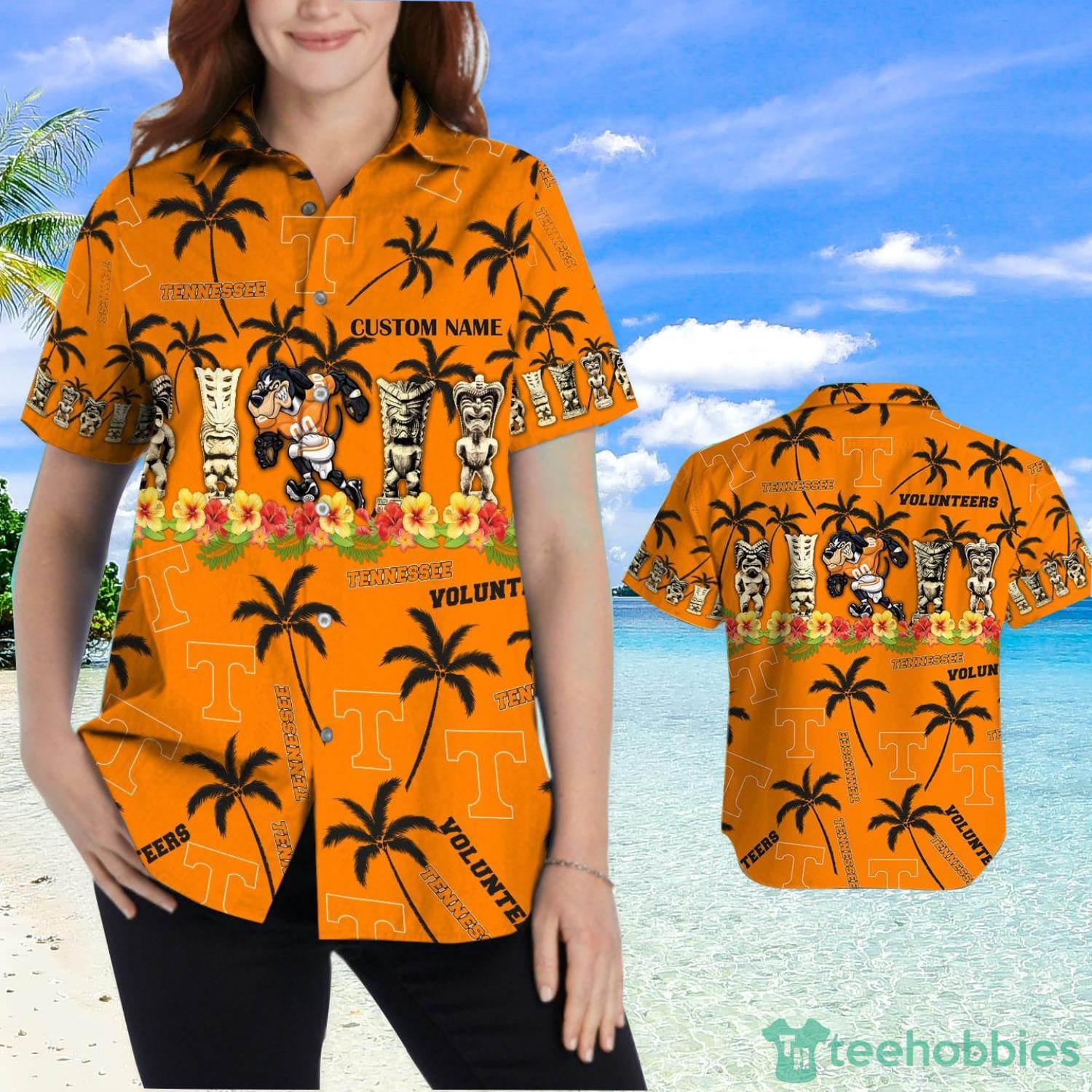 Tennessee Volunteers Custom Name Hawaiian Shirt Product Photo 2