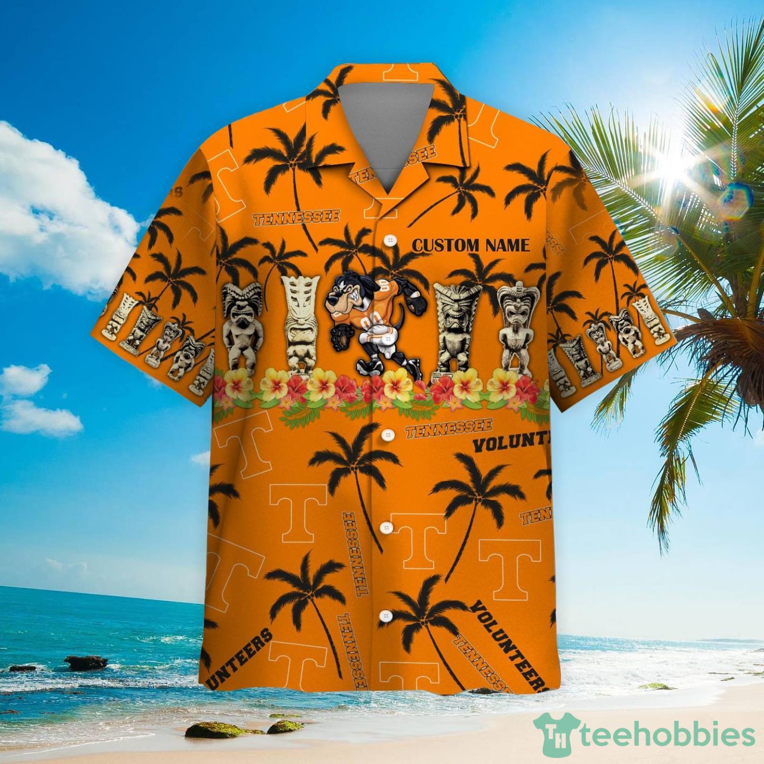 Tennessee Volunteers Custom Name Hawaiian Shirt Product Photo 3
