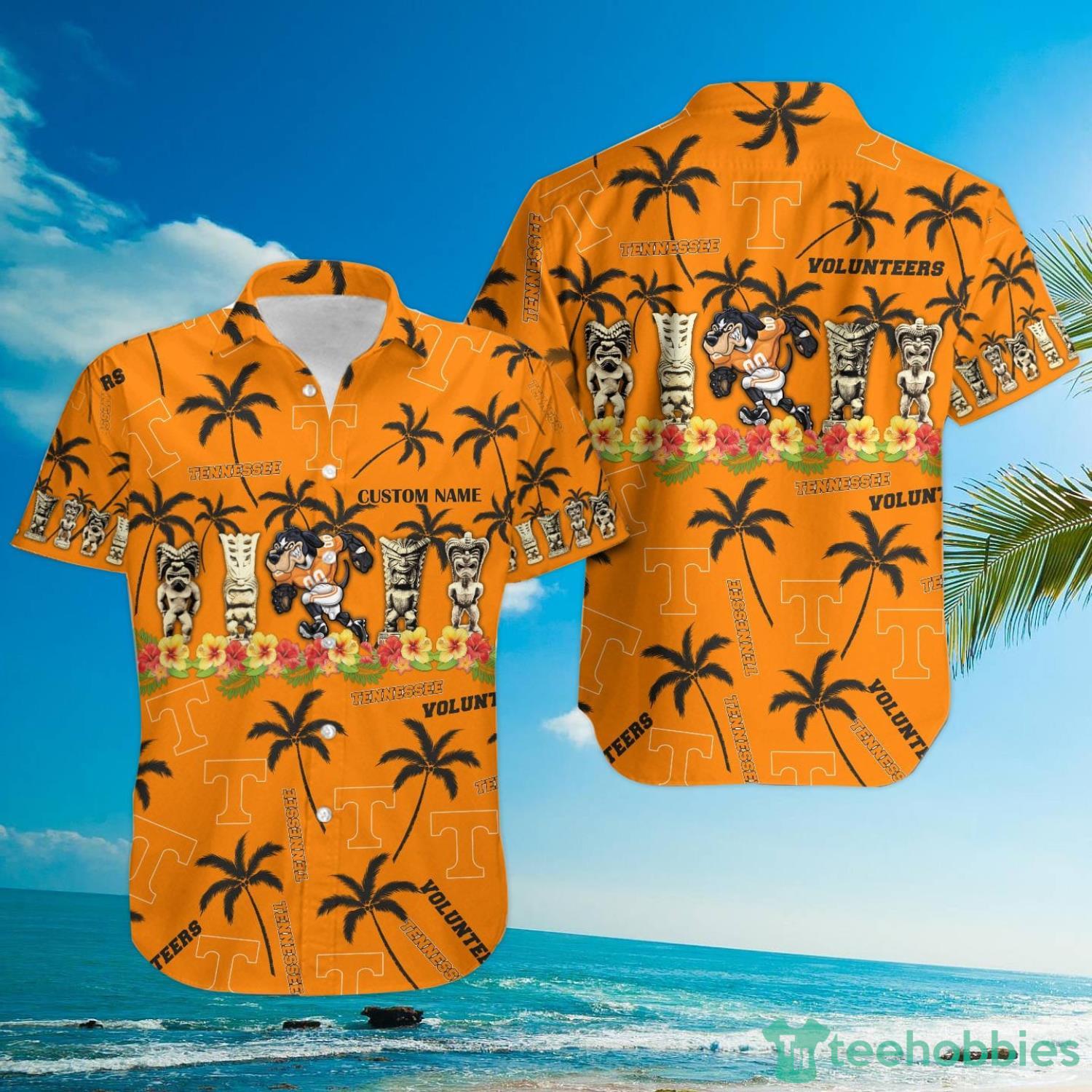 Tennessee Volunteers Custom Name Hawaiian Shirt Product Photo 4