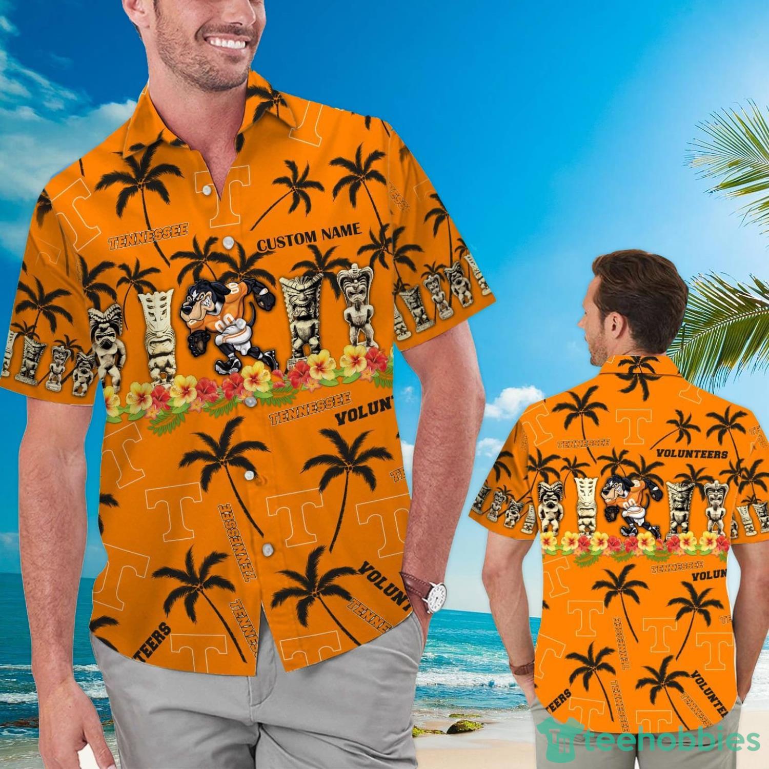Tennessee Volunteers Custom Name Hawaiian Shirt Product Photo 1