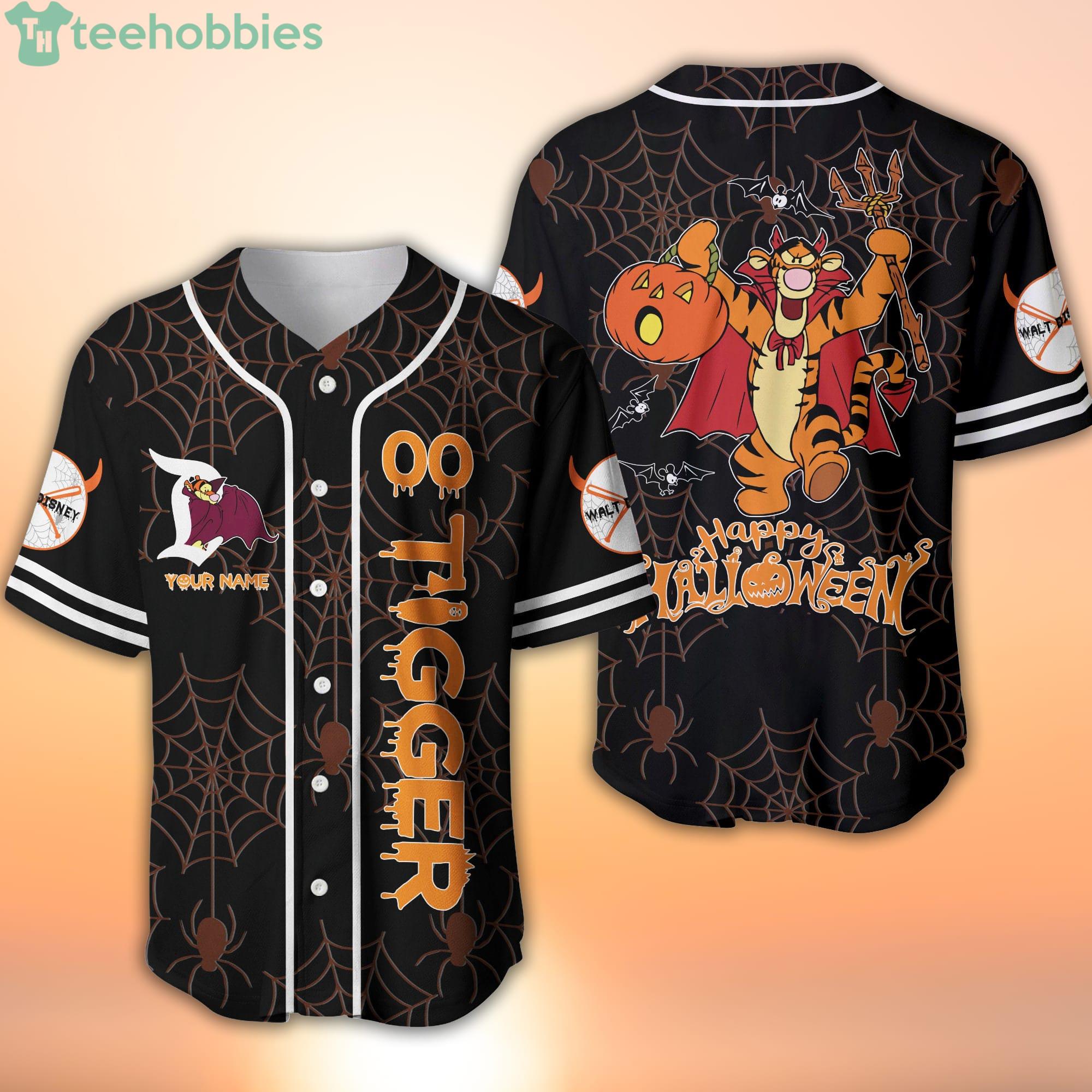 Villain Hades Black Neon Disney Custom Baseball Jerseys For Men And Women