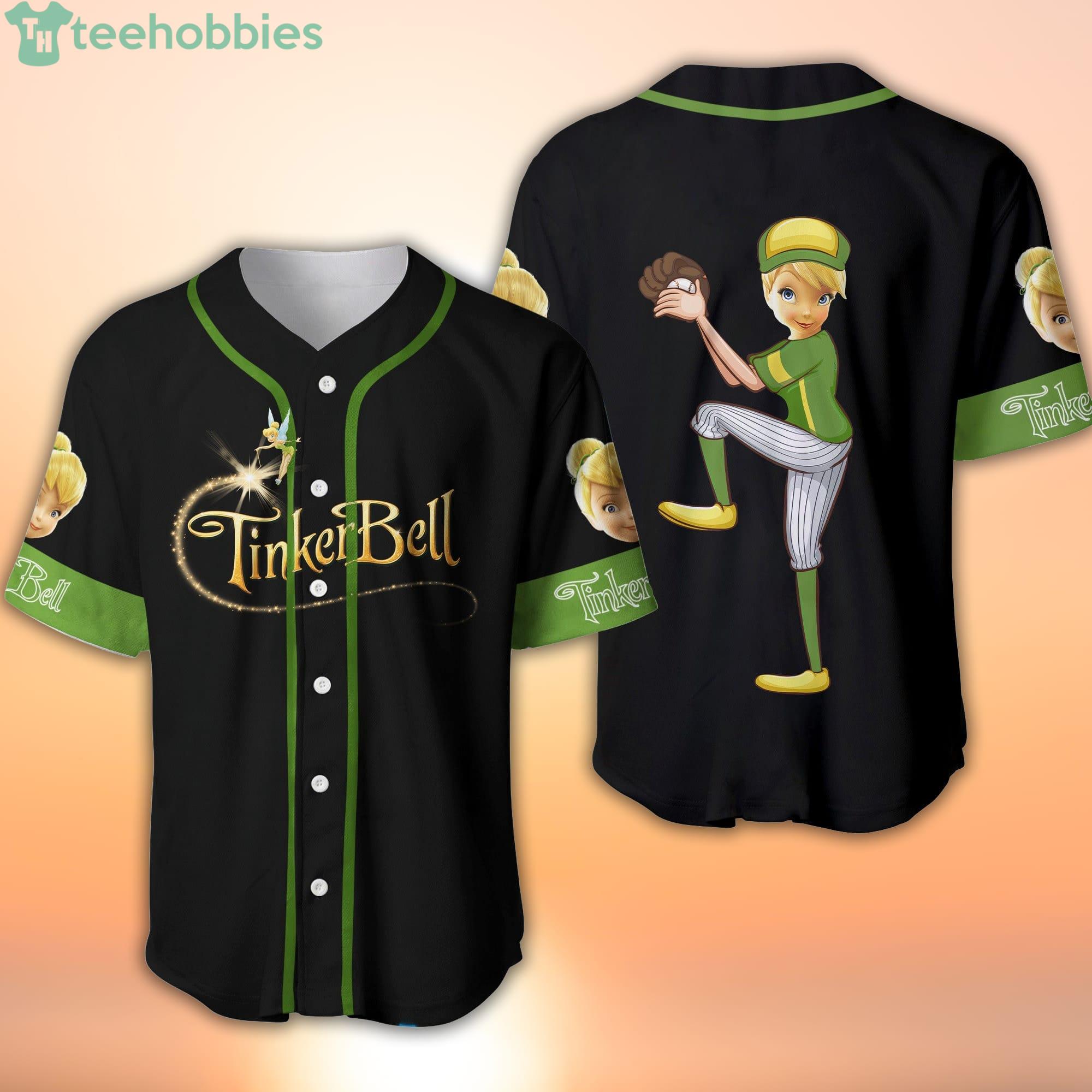 Tinker Bell Baseball Jacket 17 Personalized 3d Baseball Jersey – Teepital –  Everyday New Aesthetic Designs