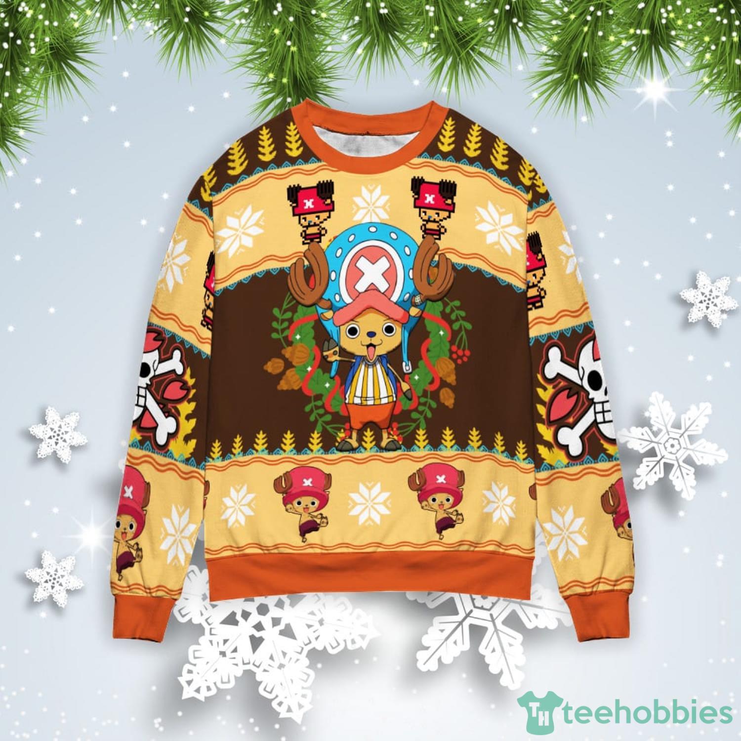 Tony Chopper Christmas Gift Ugly Christmas Sweater Product Photo 1